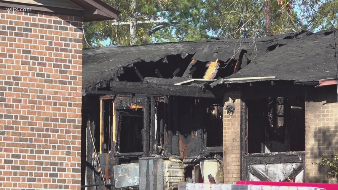 Thanksgiving apartment fire in Columbia displaces four people, officials say
