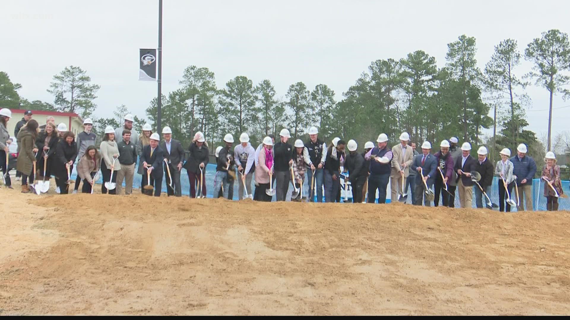 The additions will include a new 30,000 square foot gym, an athletic complex including a football/soccer stadium, softball/baseball fields, a cafeteria, and more.