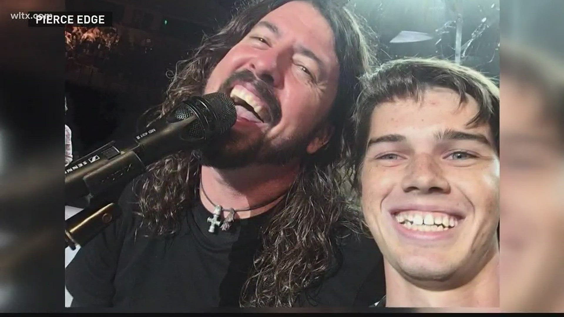 When Pierce Edge got his chance to rock with the 'Foo Fighters,' he didn't miss a beat.