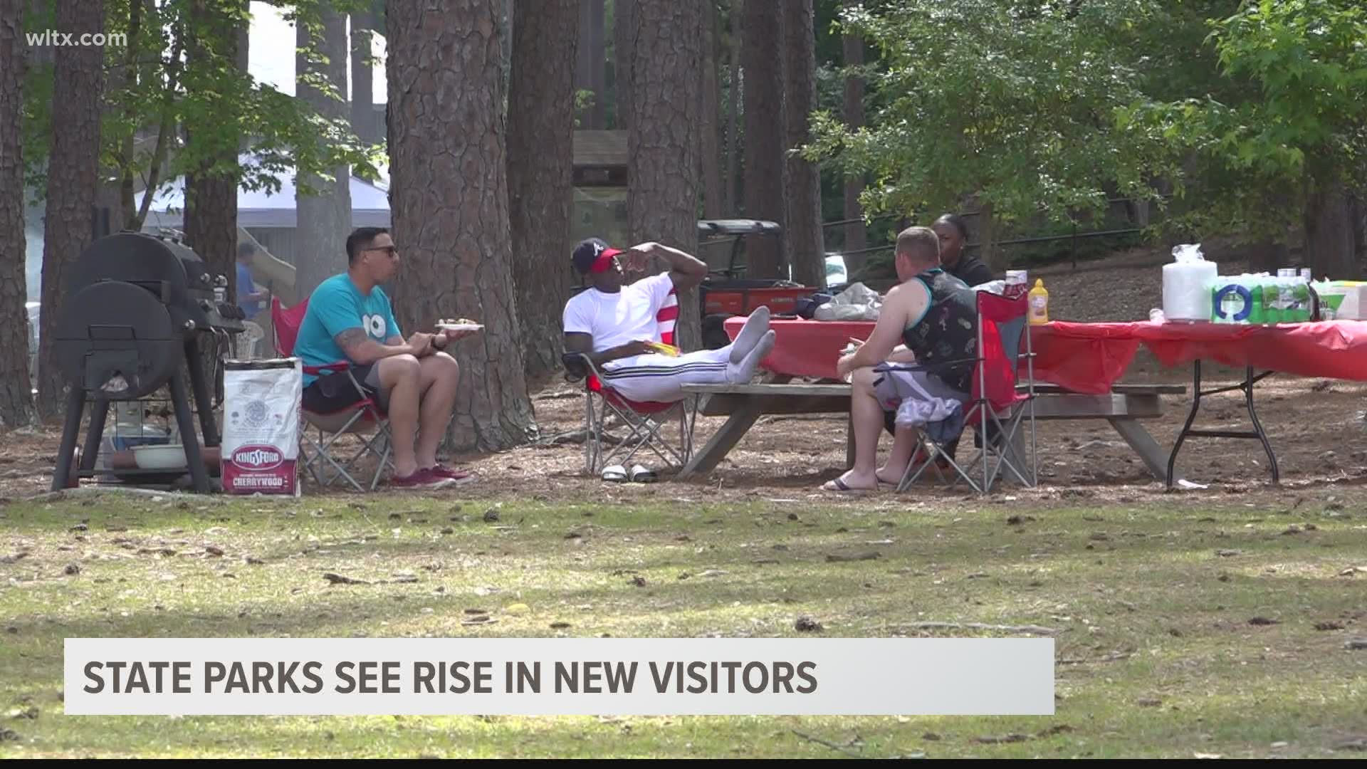 Gates close due to capacity at area parks as weather turns warm, people emerge from pandemic