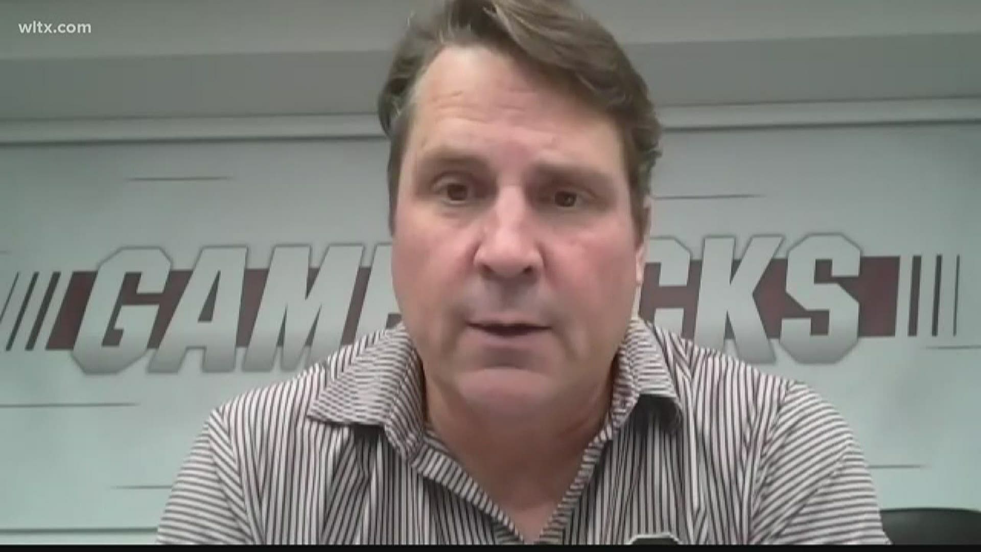 Will Muschamp, head coach of the Gamecock football team, says he has missed his team.