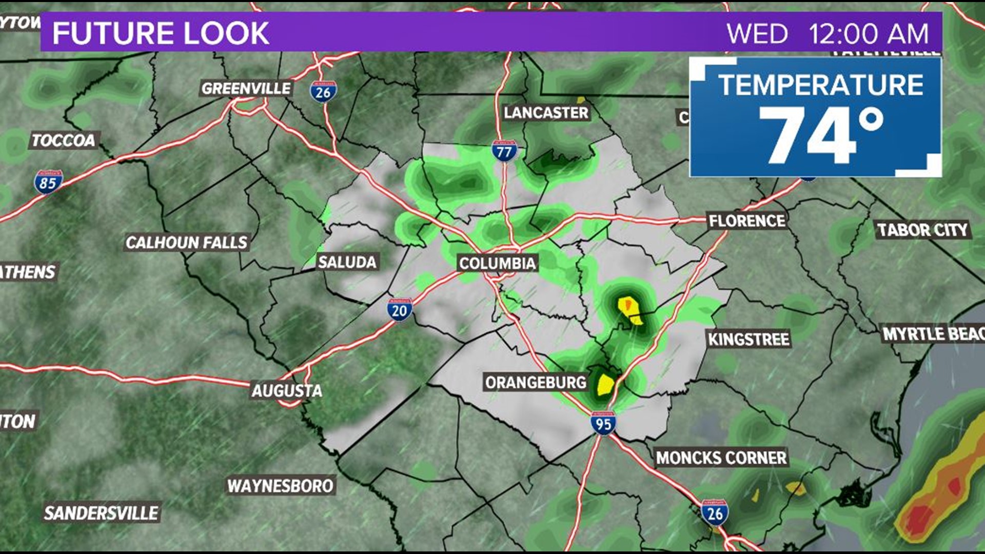 Heavy rain forecast for Columbia, South Carolina | wltx.com