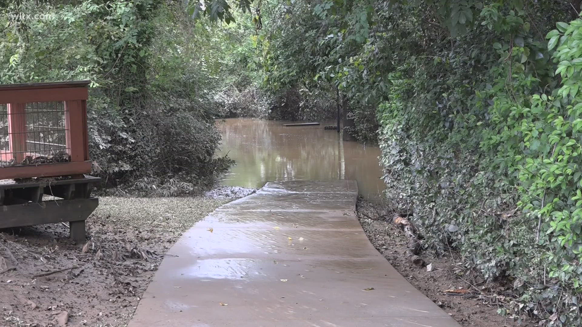 Cayce residents who lived along the Congaree River had to deal with high water and a voluntary evacuation.  Today many got to go back home.