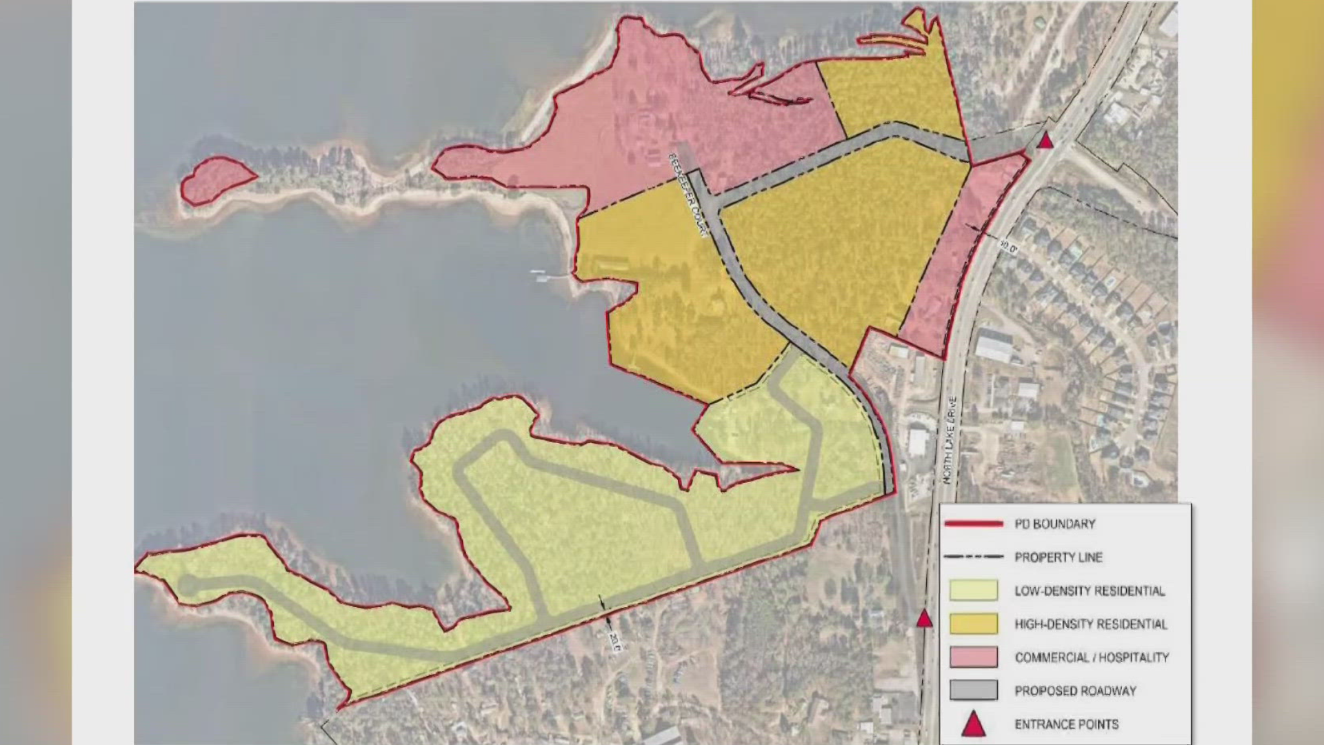 Mayor Steve MacDougall says 93 acres along Lake Murray will be developed into Smallwood Cove, with a convention center, a marina, two hotels, town houses and more.