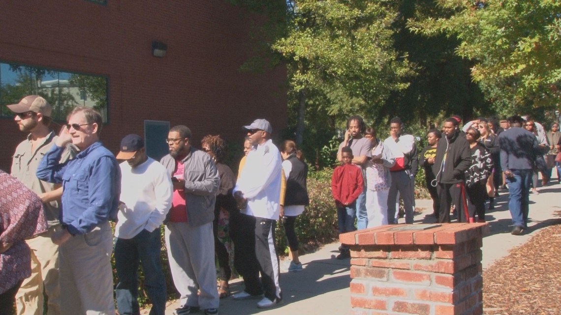 Final Days For Absentee Voting In South Carolina Brings Long Lines Of ...