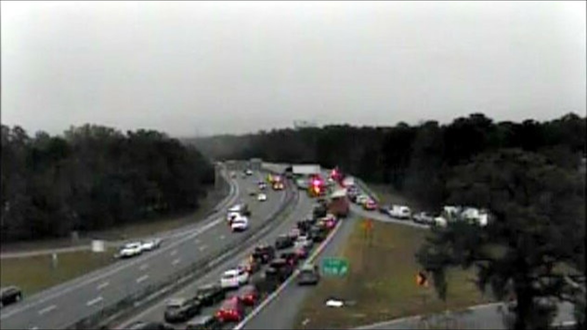 I26 EAST, US378 Exit Reopen After Accident Snarls Traffic for Miles