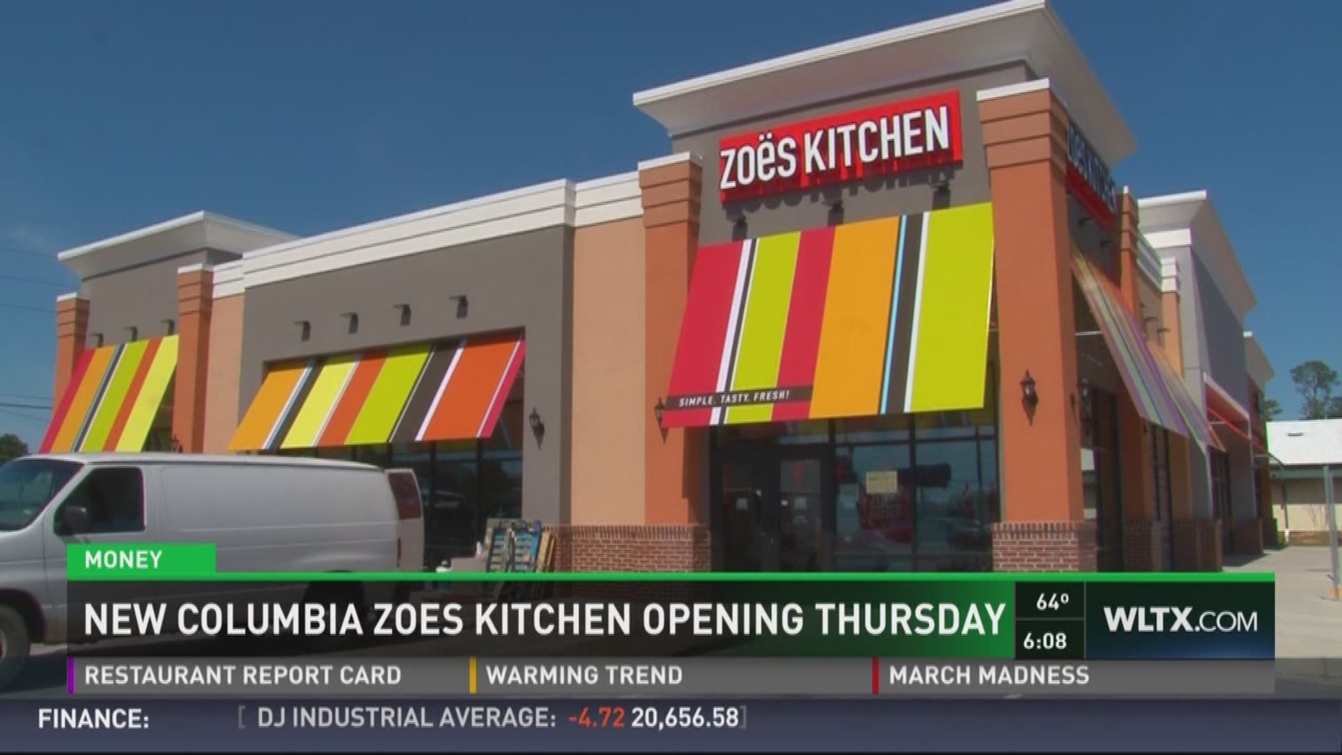 Zoes Kitchen To Open New Columbia Location Next Week Wltxcom