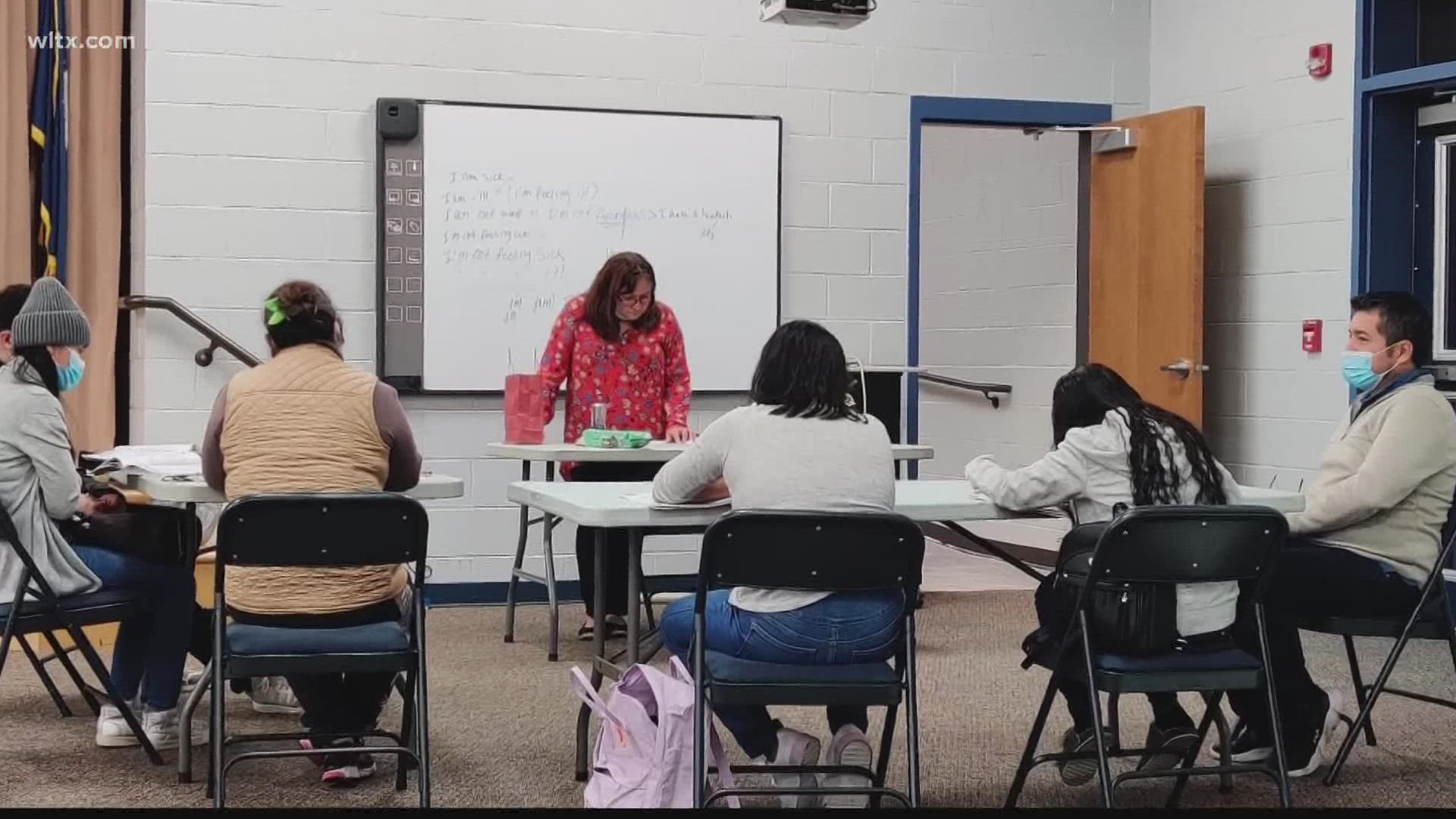 A group in the Midlands is helping native Spanish speakers learn English.