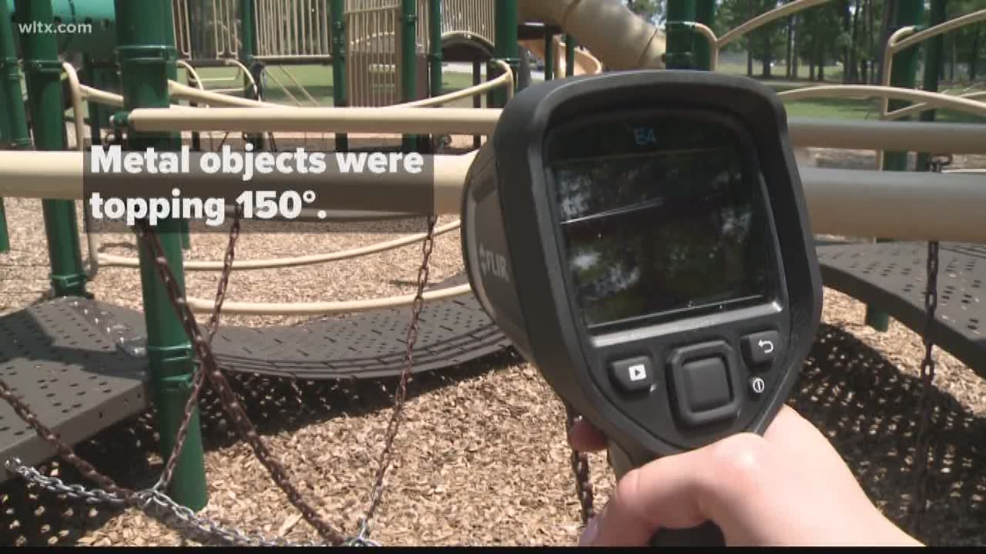 It's ALMOST summertime which means kids are heading outside to play.	But with temperatures hitting the triple digits this week, should you be worried about your kids being on the playground?