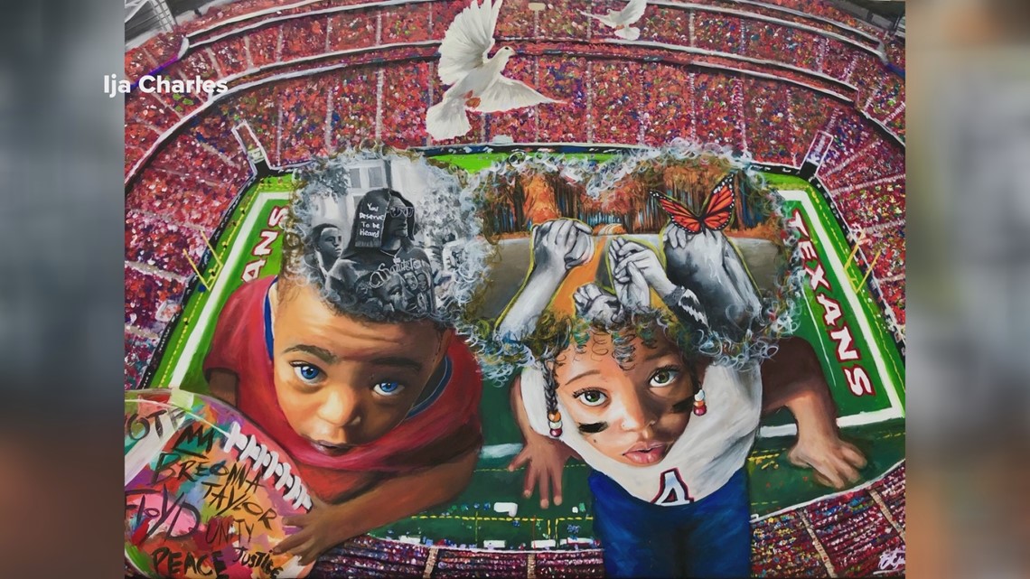 NFL spotlights Columbia artist's painting as part of new initiative