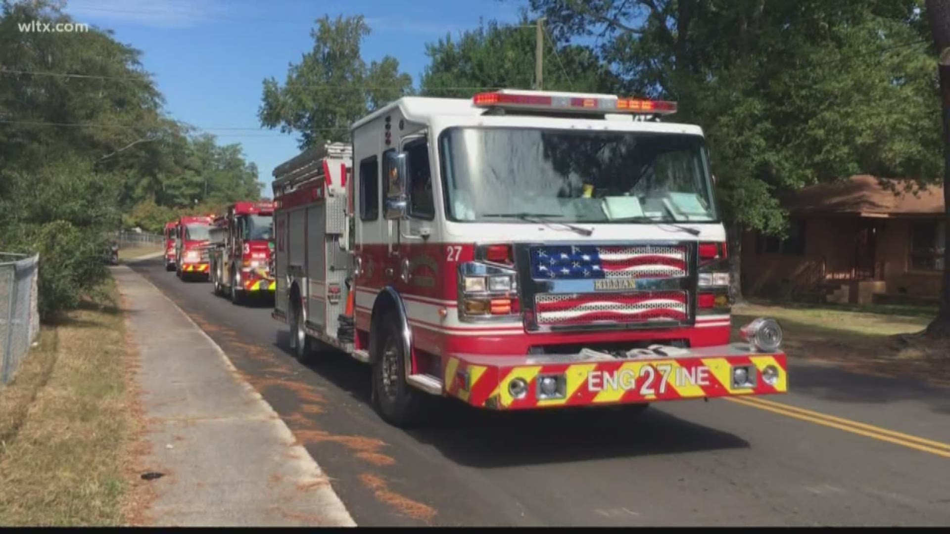 The annual Fire Prevention Parade brought multiple fire trucks to a Columbia neighborhood along with information to help keep locals safe. Kayland Hagwood reports.