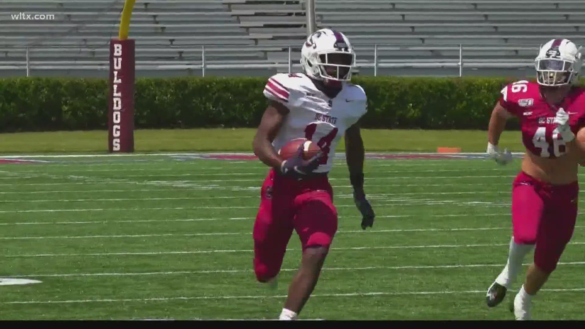 South Carolina State head football coach Buddy Pough and the Bulldogs concluded spring drills with the annual Garnet and Blue Game.