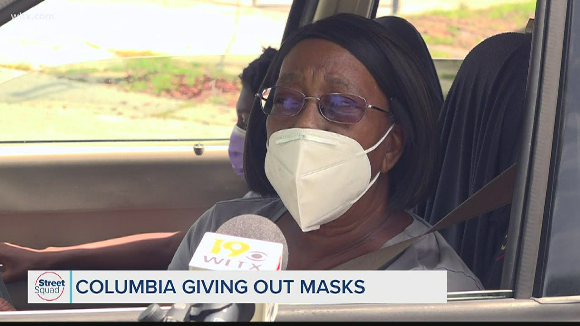 People who live in Columbia are now able to pickup free masks from the city.