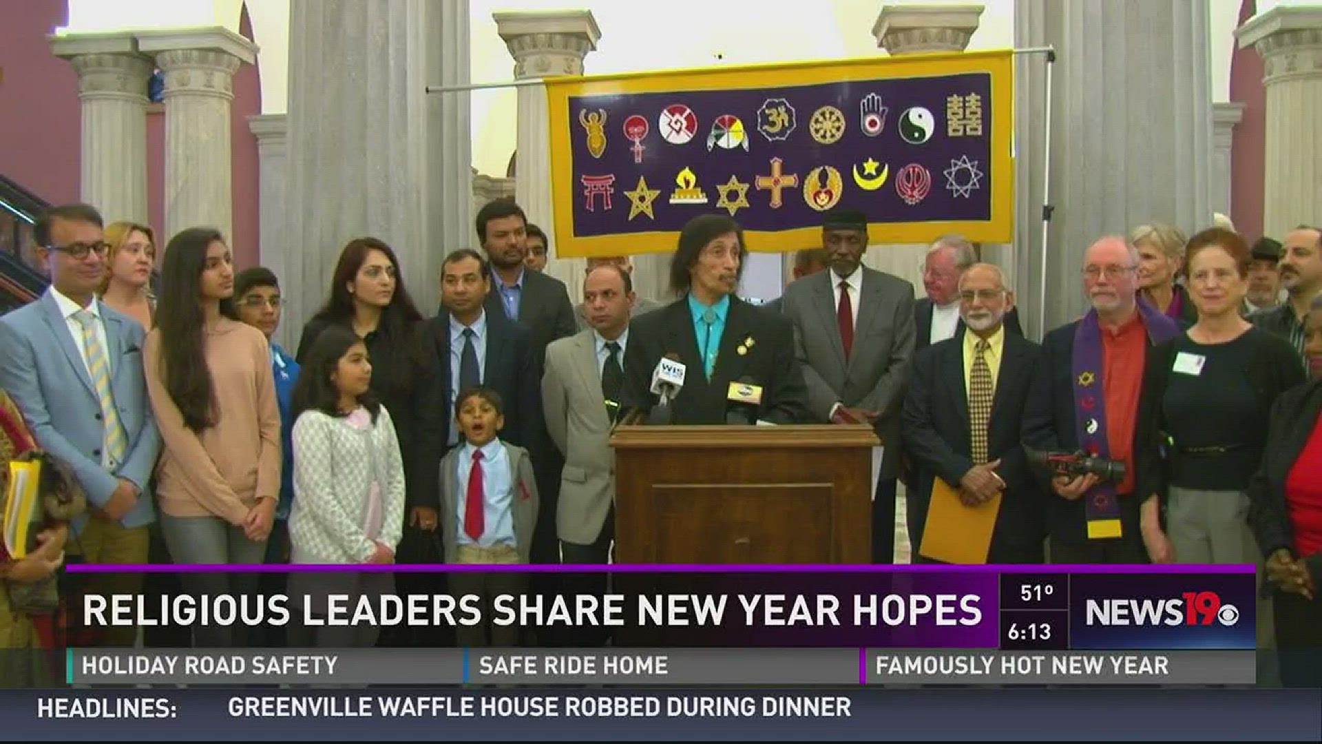 The religious leaders say the new year has to be about unity and love.