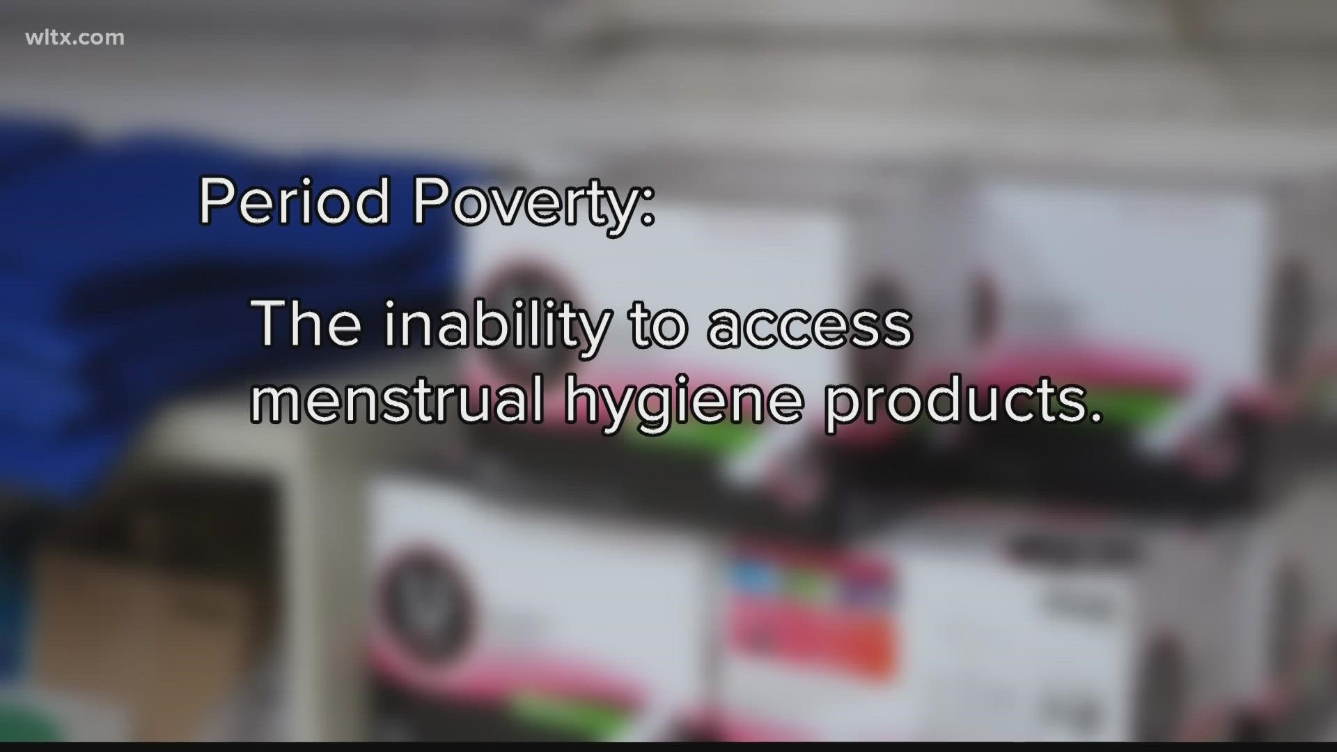 Period Poverty impacts thousands of South Carolinian women.