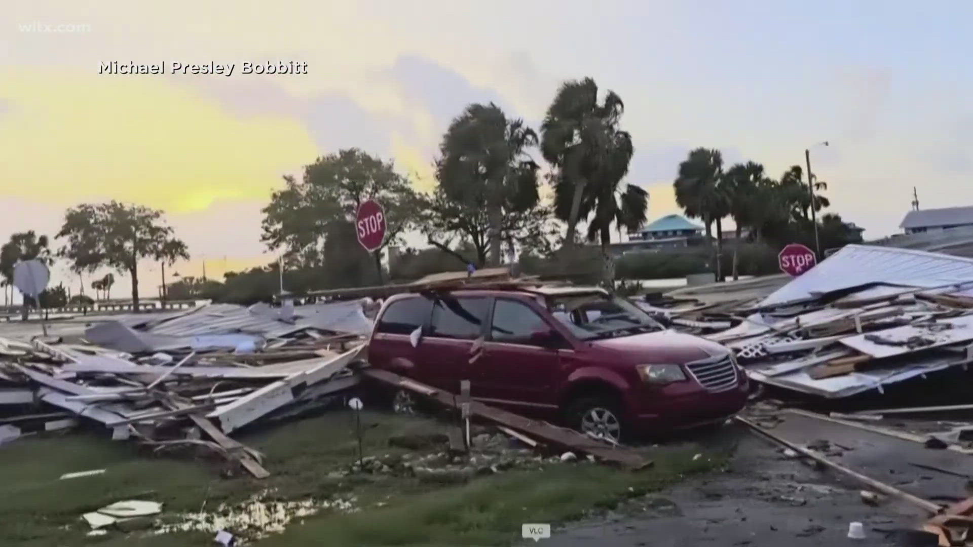 Millions of customers in several states were in the dark as Helene moved inland from the Big Bend area of Florida's Gulf Coast.