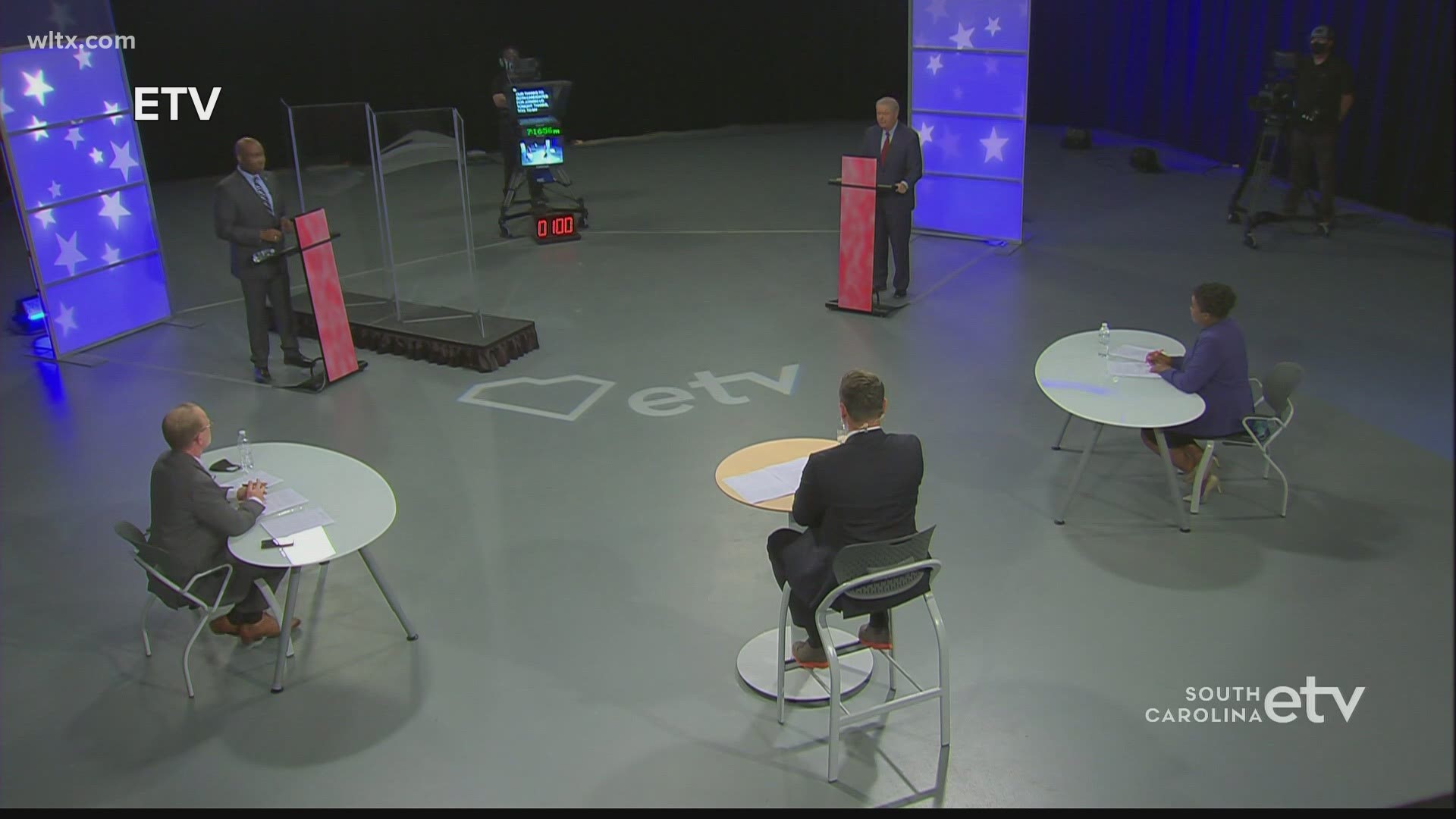 Senator Lindsey Graham and challenger Jaime Harrison sparred in a debate one last time before the election.