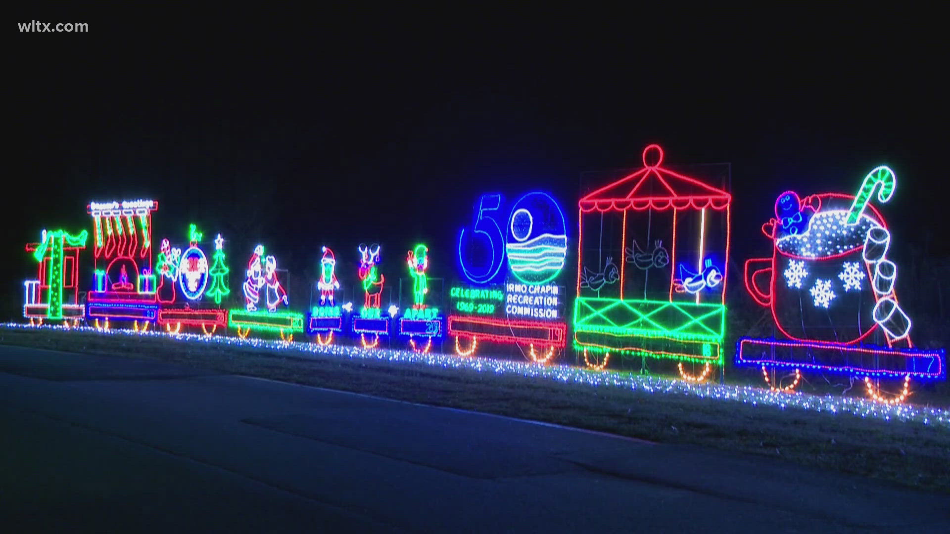 Millions of lights transform Saluda Shoals into a holiday