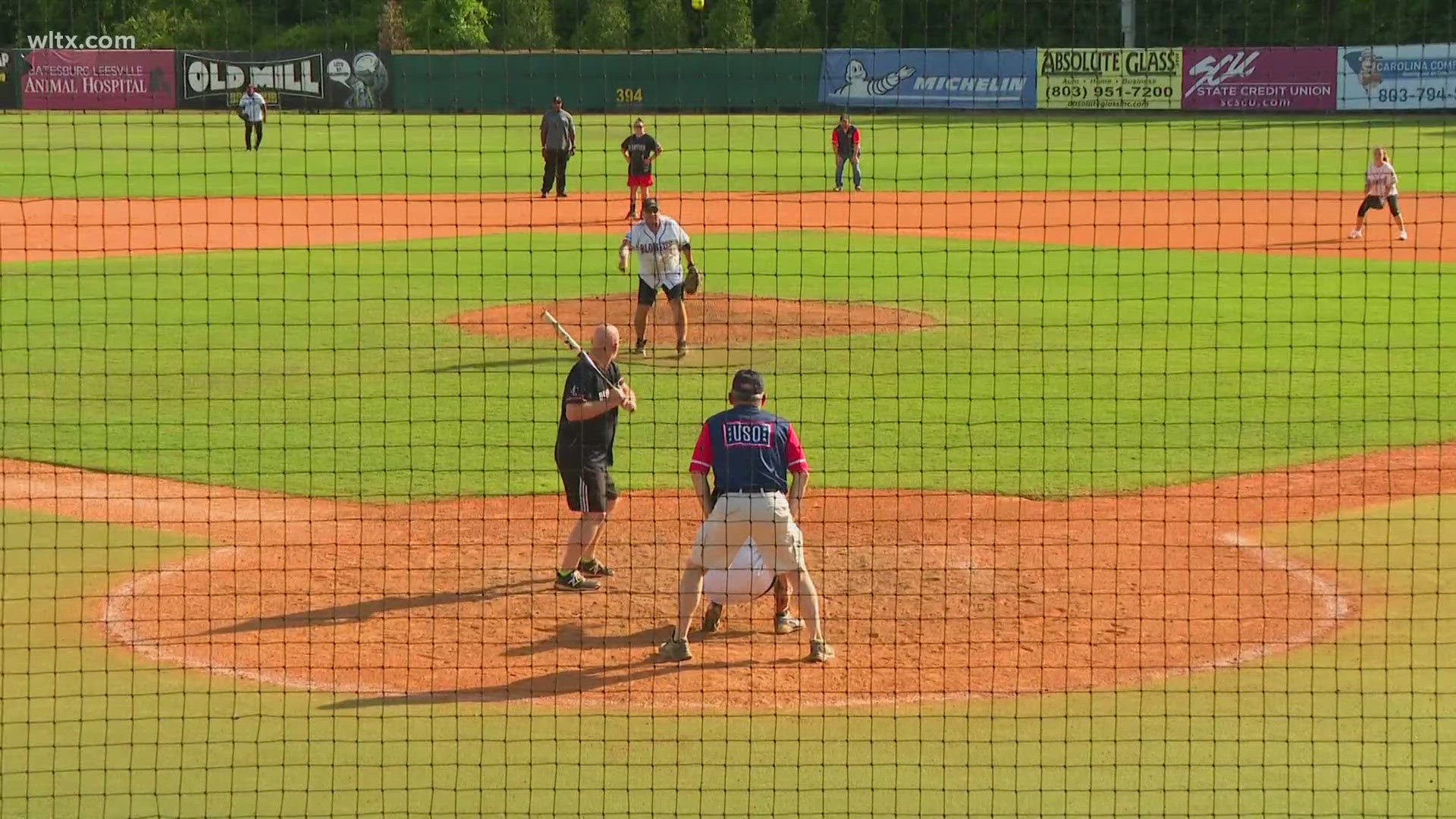 Bragging rights were on the line as LCSD and RCSD squared off at the Lexington County Baseball Stadium in a softball game with proceeds benefitting the USO of SC.