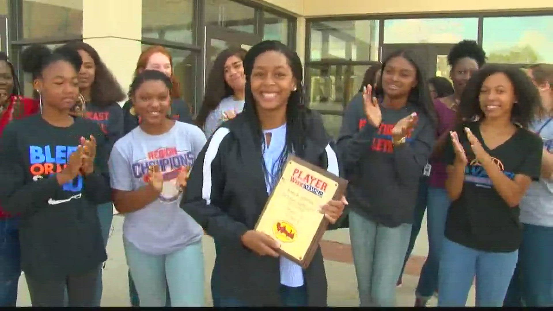 RNE senior Kayla Jeffers is the News19 Player of the Week