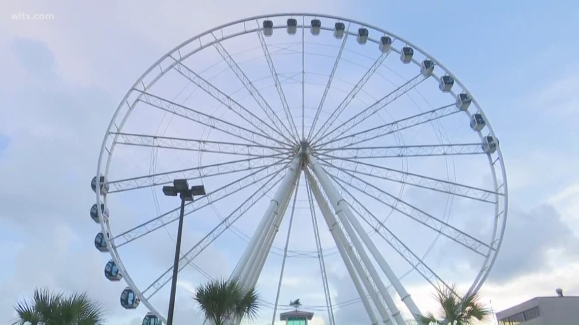 Gondolas Removed From Skywheel In Myrtle Beach Due To Hurricane Gondolas Removed From Skywheel In Myrtle Beach Due To Hurricane Florence Wltx