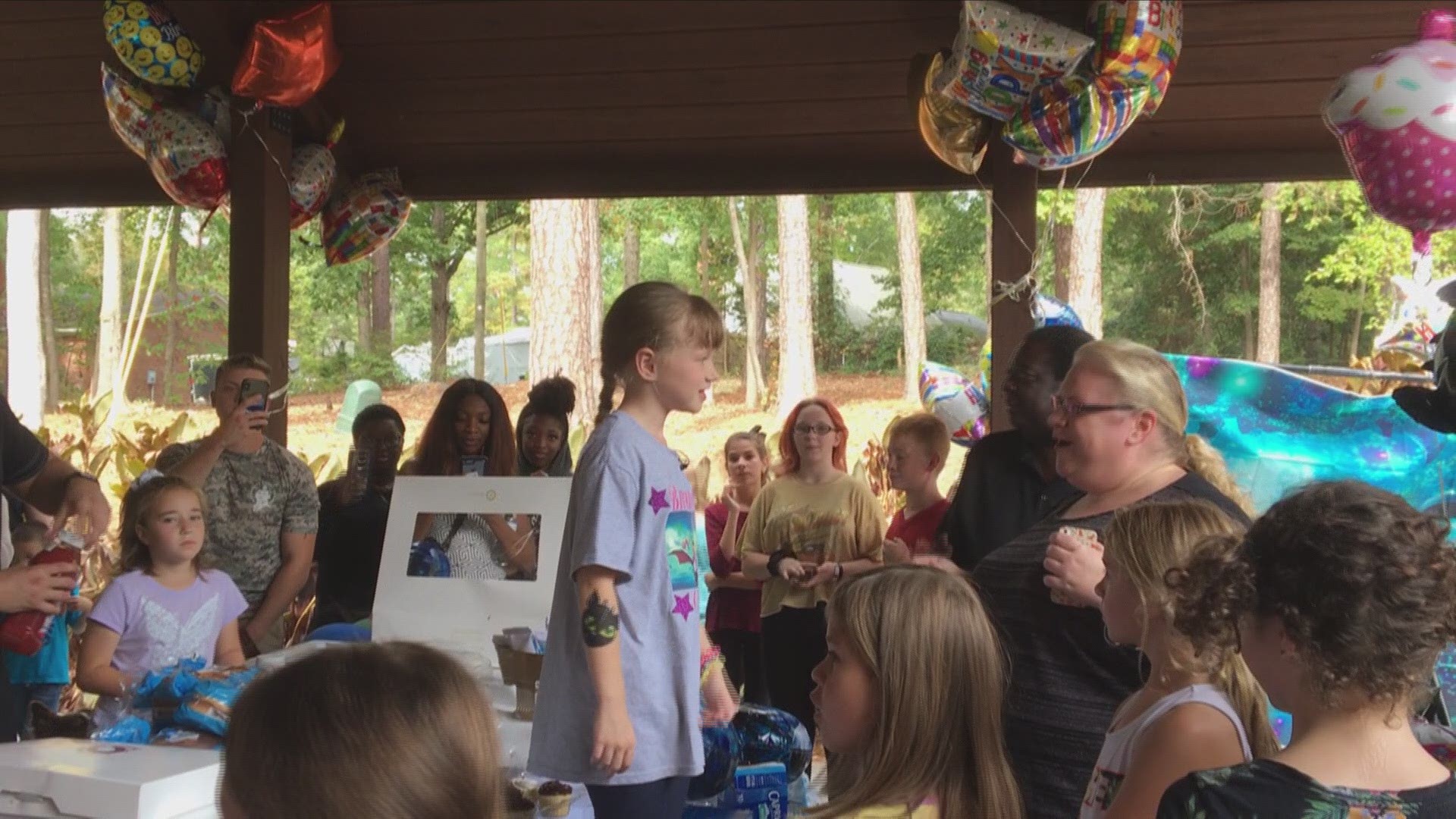 Maelynn Hurley celebrated eighth birthday with a crowd after mom took to social media
