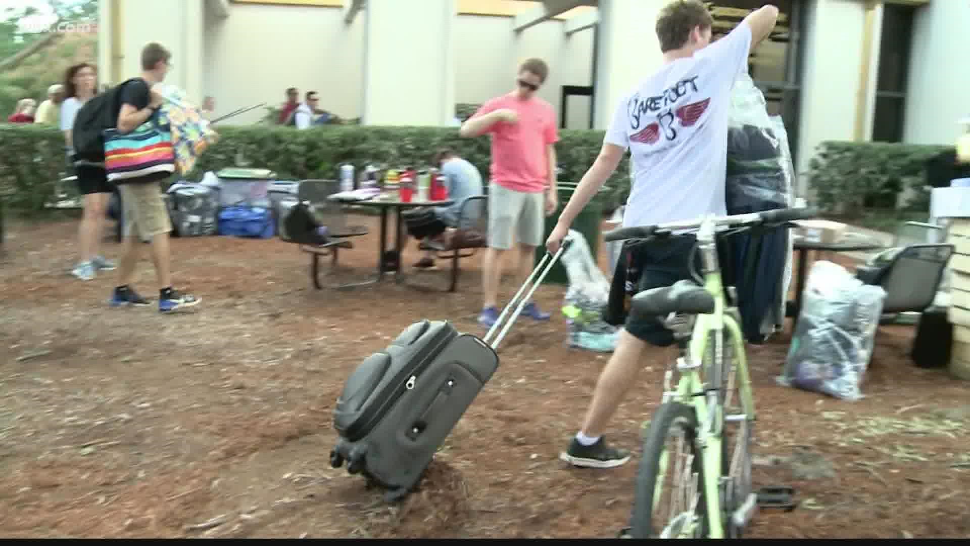 Business stalls a bit in Five Points as students head home for the summer.