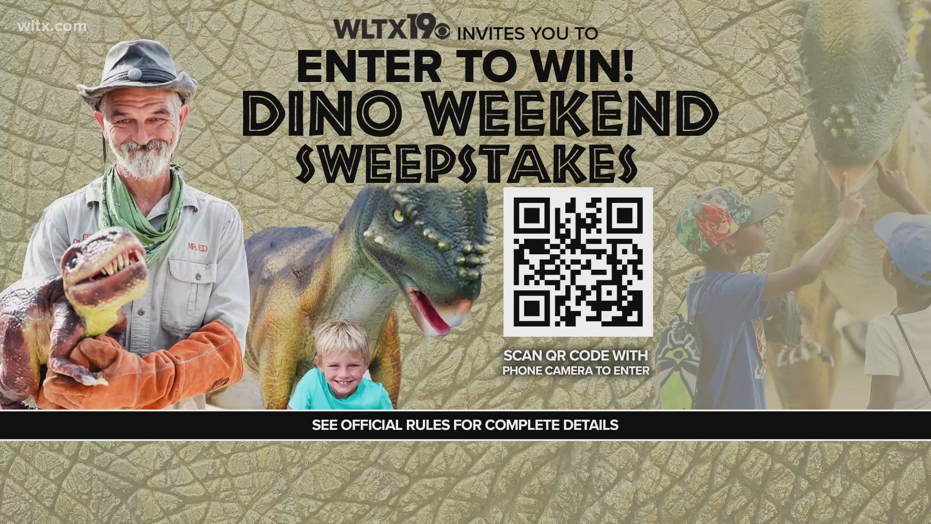 Columbia Fireflies and News19 are giving one lucky family a chance to win tickets to Dino Weekend at Segra Park on Sunday, July 21.