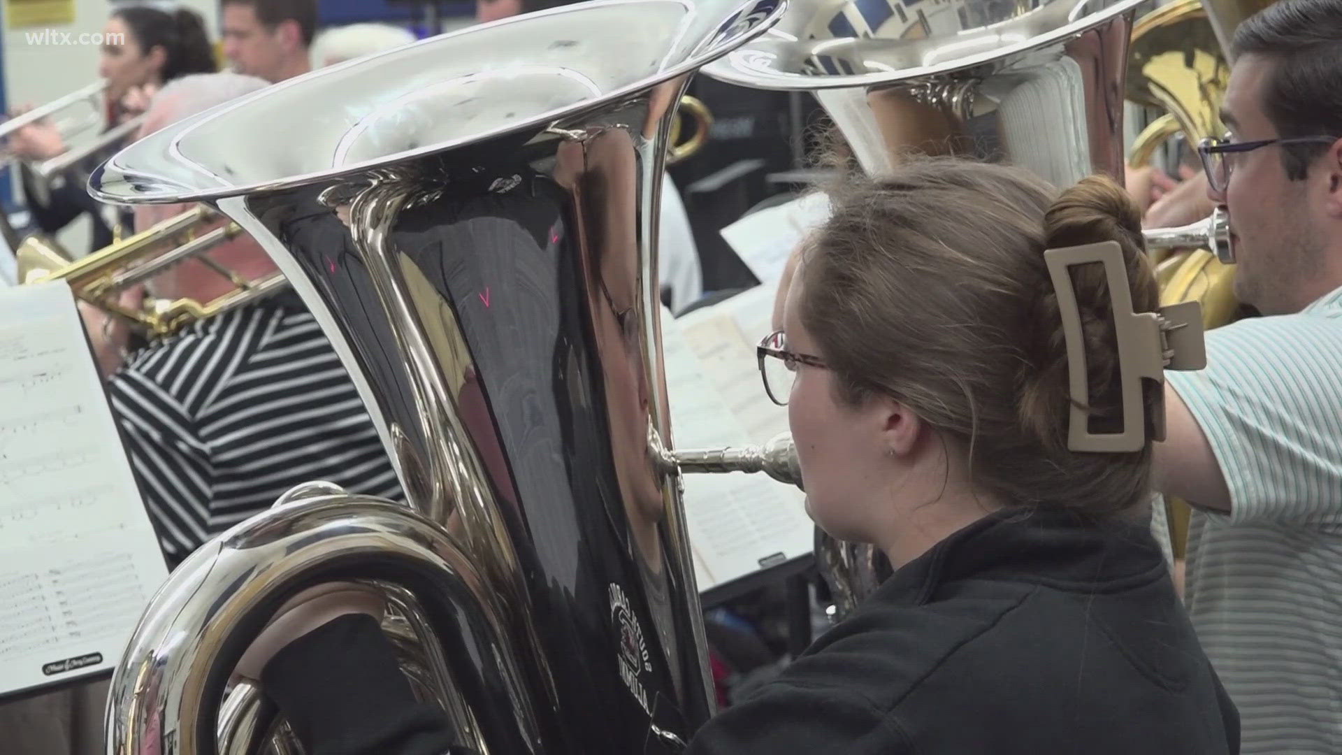 The Columbia Community Concert Band is launching its 44th season this year, and they held their first practice Thursday evening.