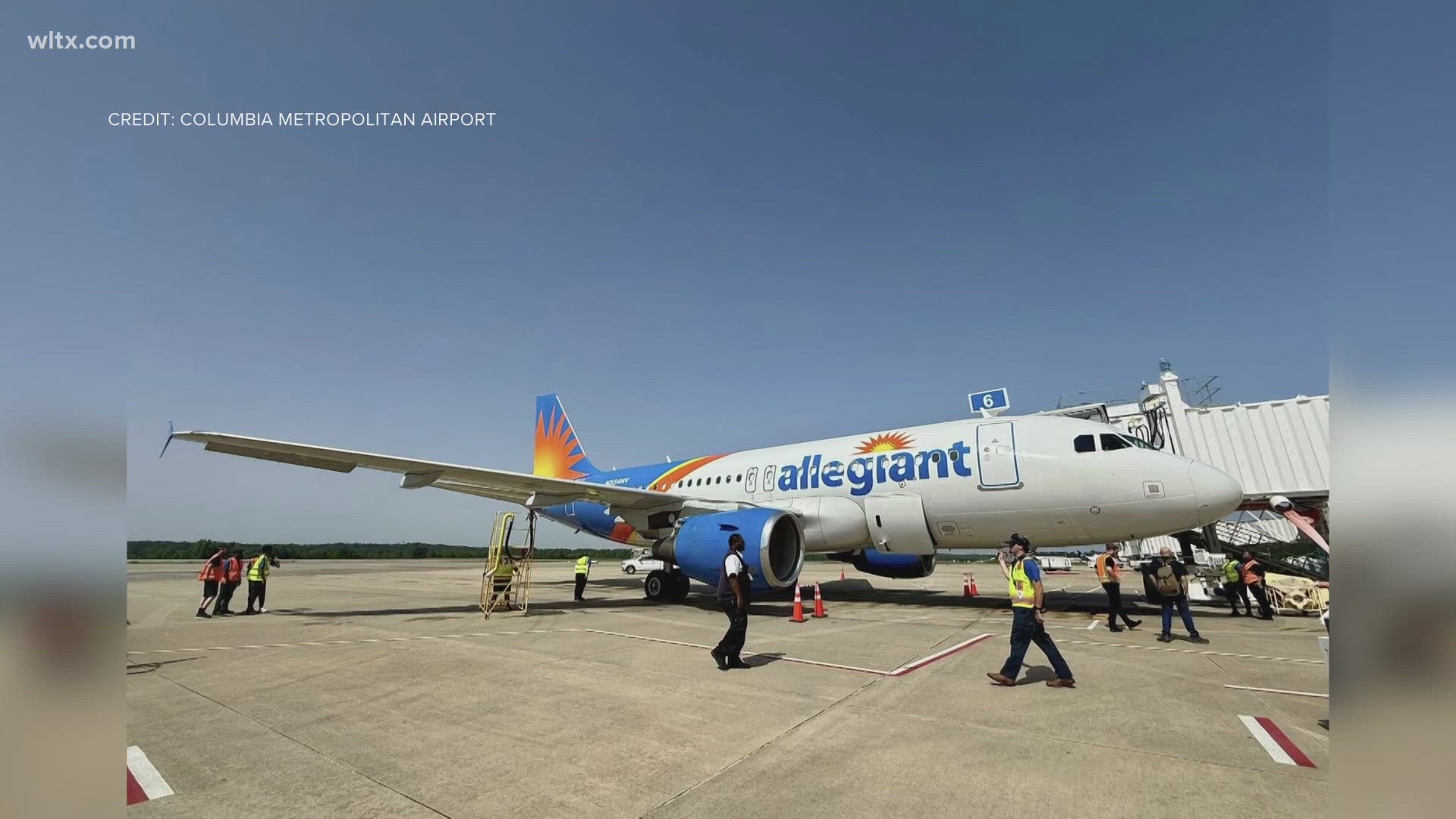 Allegiant Airlines is now offering non-stop routes from CAE to Orlando Sanford International Airport. 