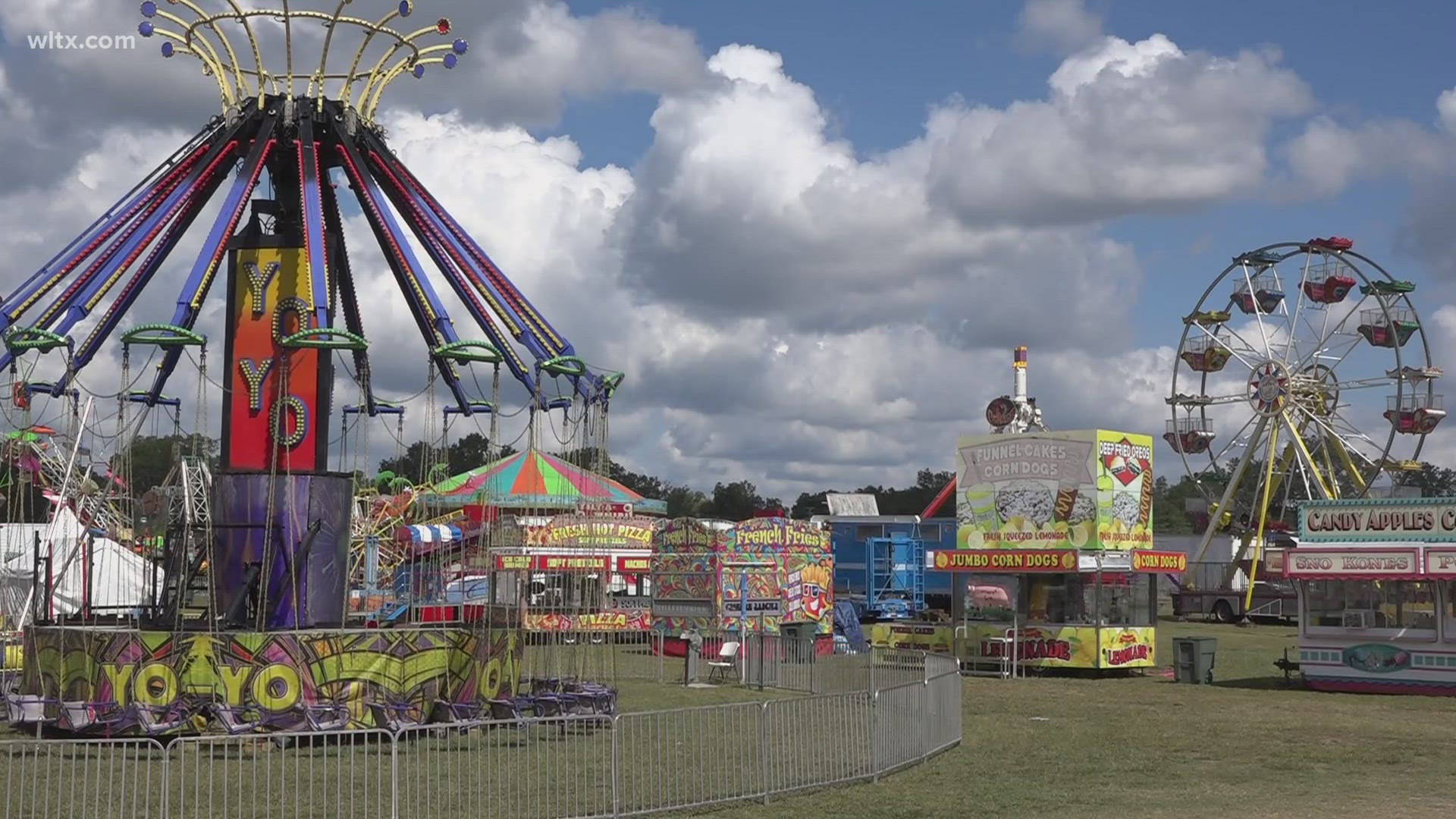 The Orangeburg county fair begins today and goes on through the weekend.