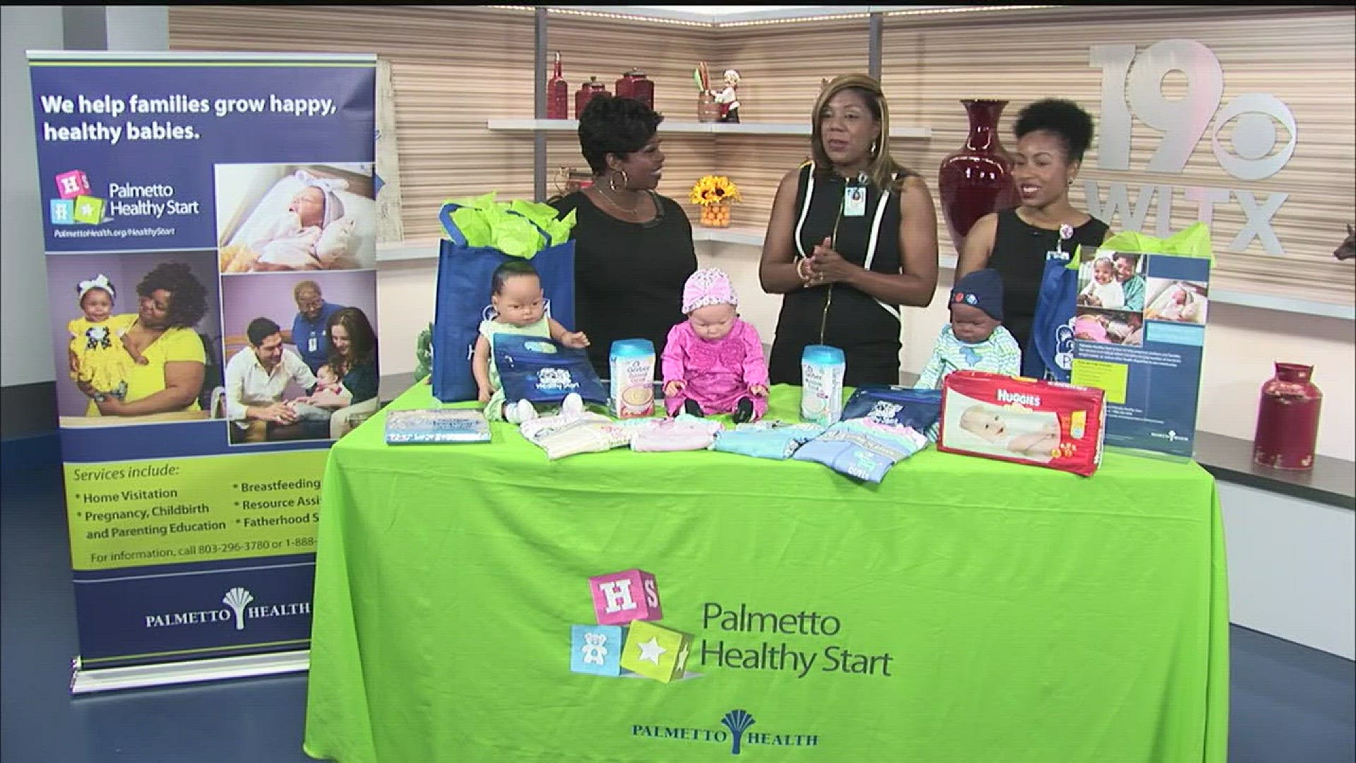 Palmetto Healthy Start will host a Baby Fair Extravaganza from 9:30 a.m. - 2 p.m. on Thursday, May 11 at 4900 Broad River Road. For more information about the event or prenatal care, contact Palmetto Healthy Start at 803-296-3780 or 888-788-4367.