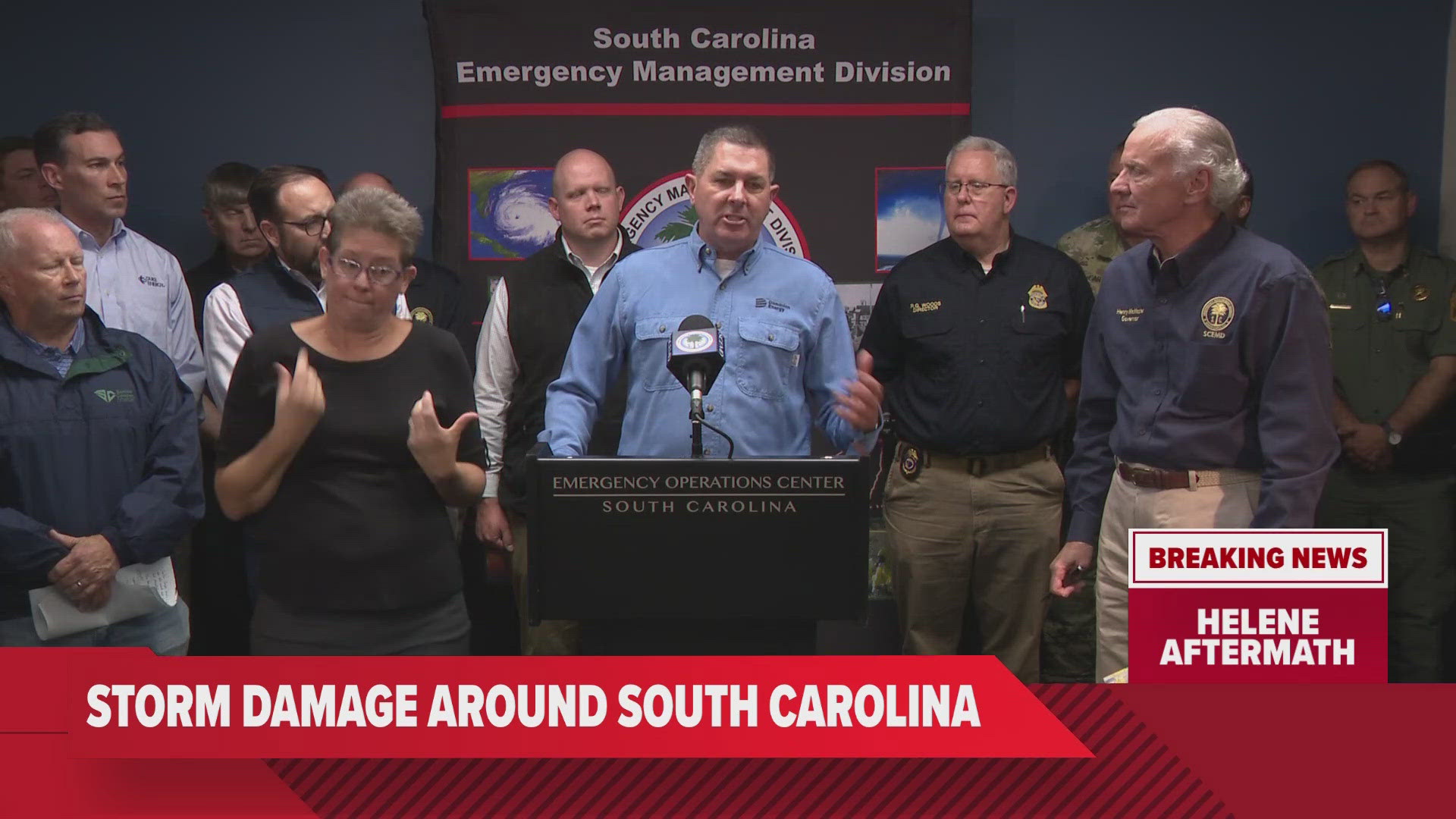 Some of South Carolina's power companies say they've never seen damage like this before, and it may take days to get all the lights back on.