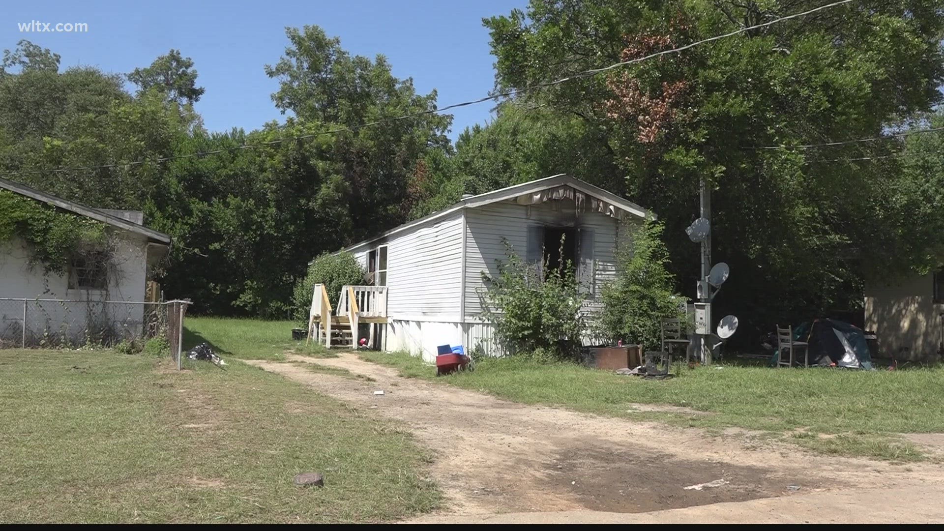 The fire broke out early Sunday morning on Campus drive near Chestnut drive.