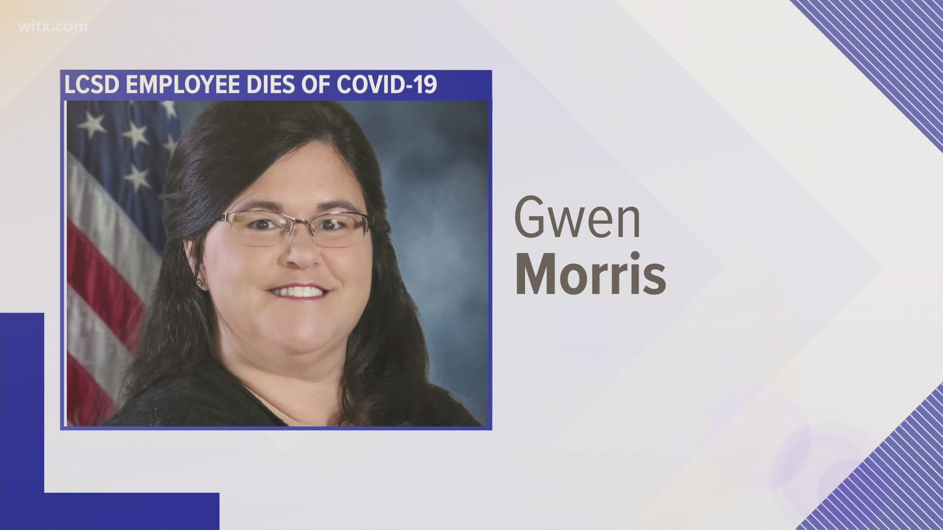The Lexington County Sheriff's Department is mourning the loss of a member of its staff from COVID-19. Gwen Morris was a member of the finance department.