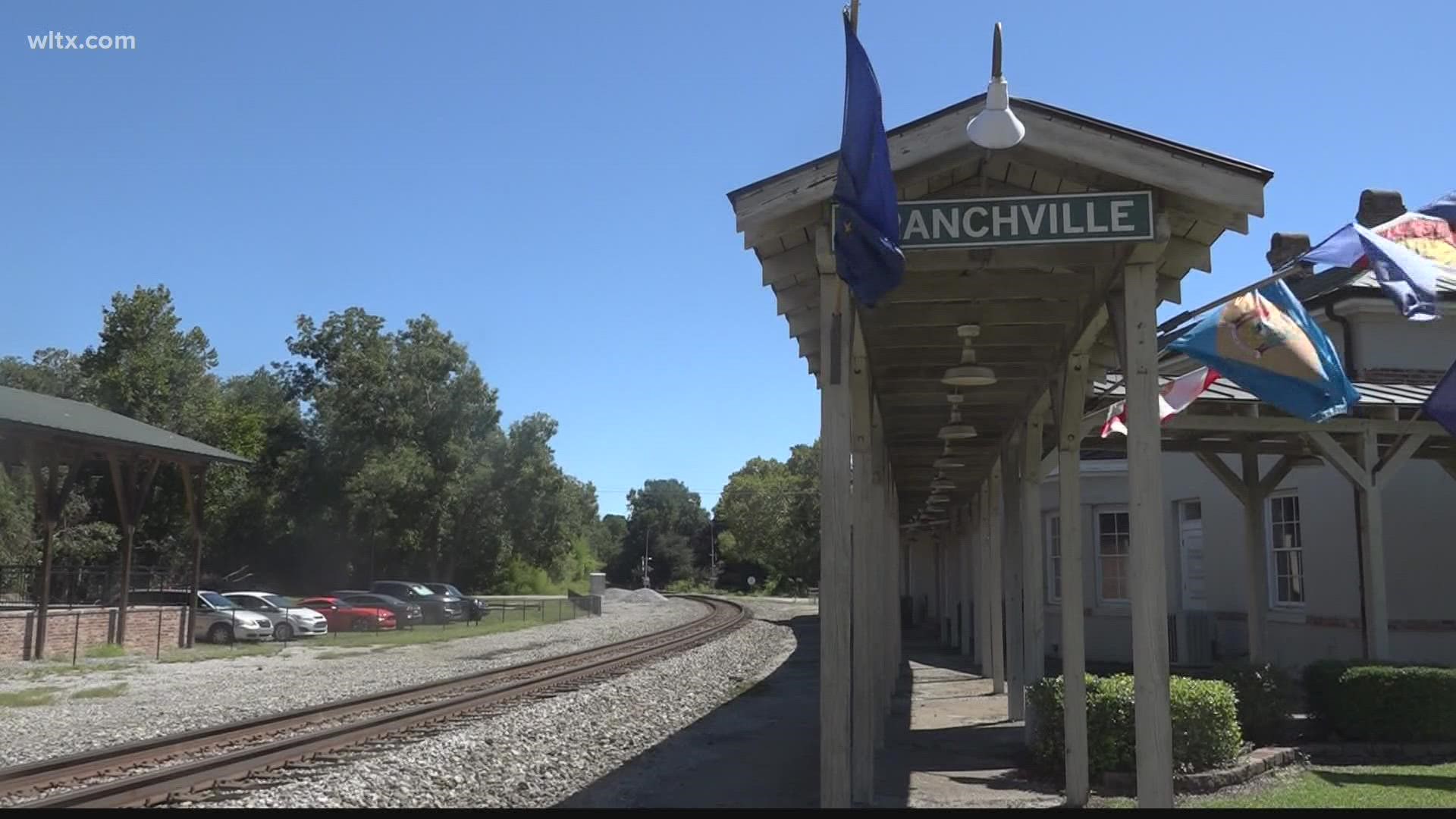 Local historians say this is how the town honors being home to the world's oldest railroad junction.