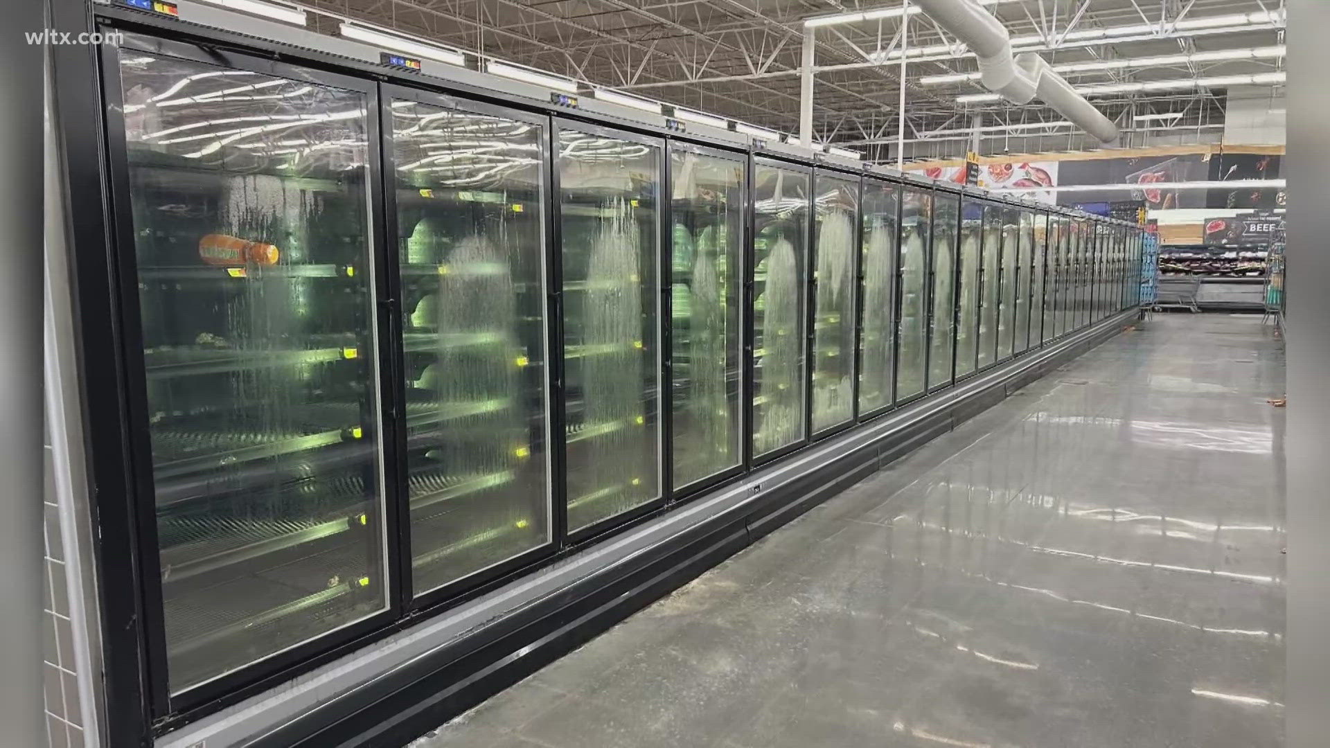 Grocery stores are trying to get back to normal after many lost power during Helene.