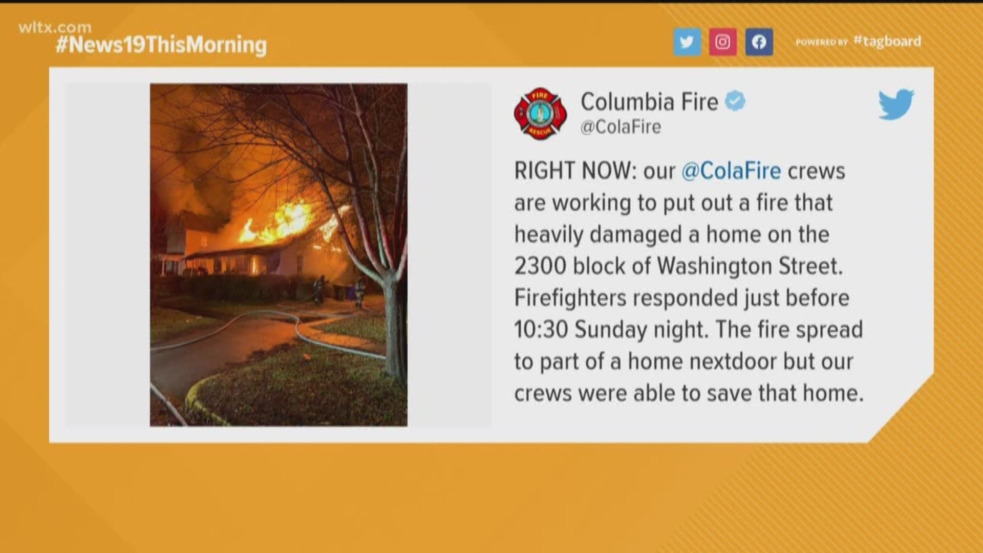 Officials with Columbia Fire say they are still working to determine what caused the fire.