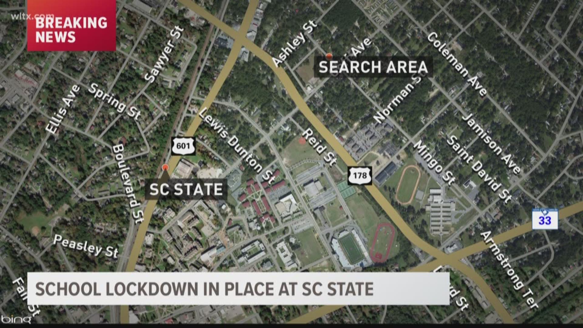 The lockdown was put in effect Monday night, and people are being asked to 'shelter in place.'