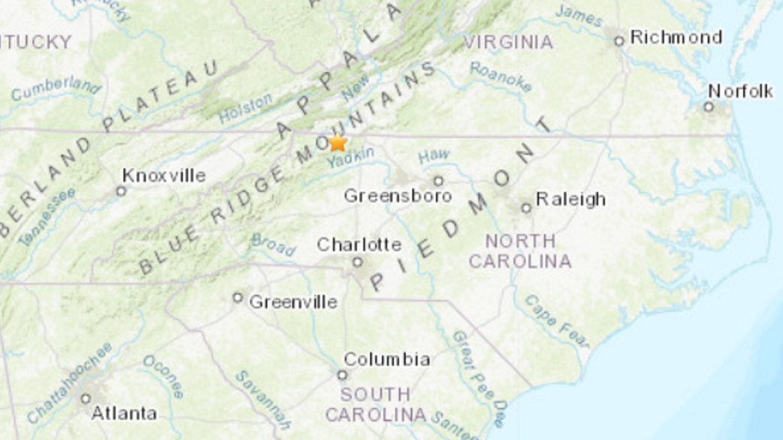 Moderate earthquake rattles South Carolina Sunday morning | wltx.com
