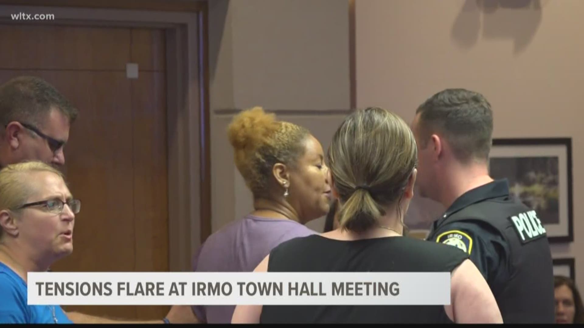 Tempers flared at an Irmo Town Hall meeting Tuesday night.  News19 Street Squad's Emily Correll was at the meeting.