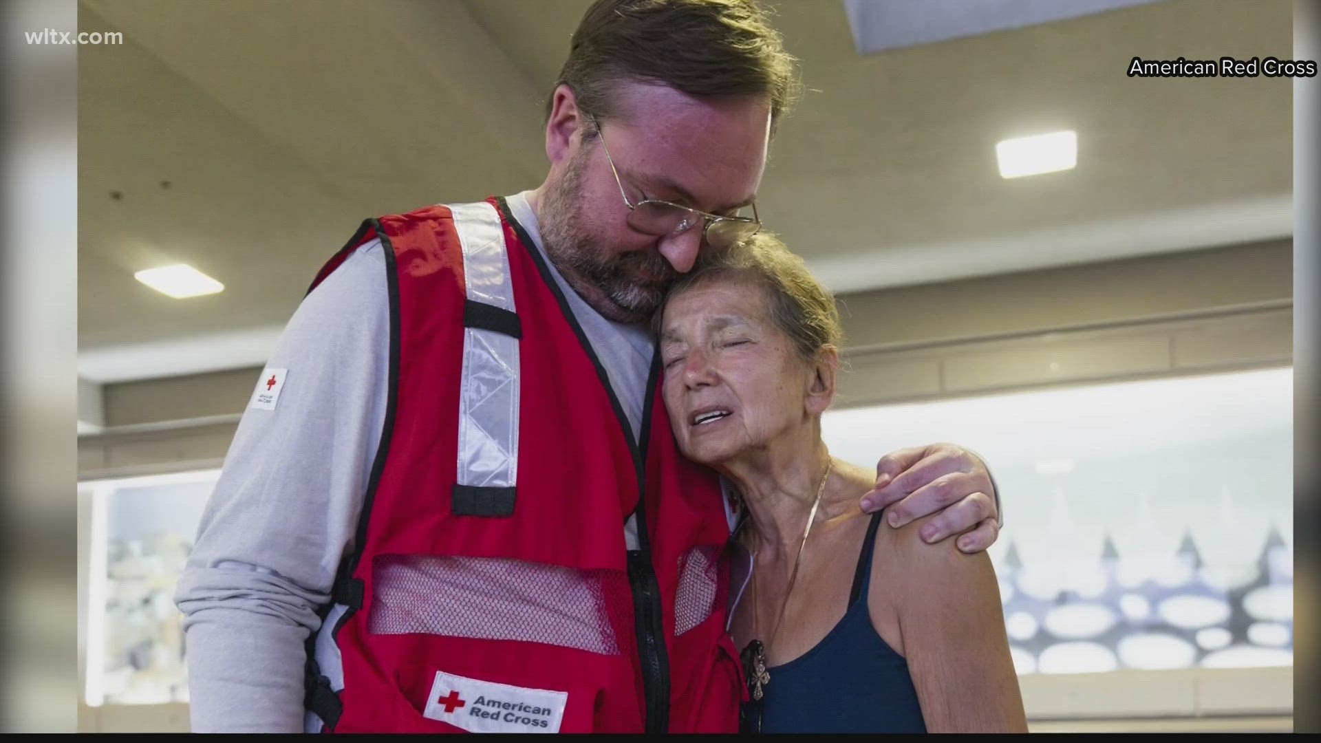 Red Cross volunteers have provided nearly 4,000 overnight stays on the island so far.