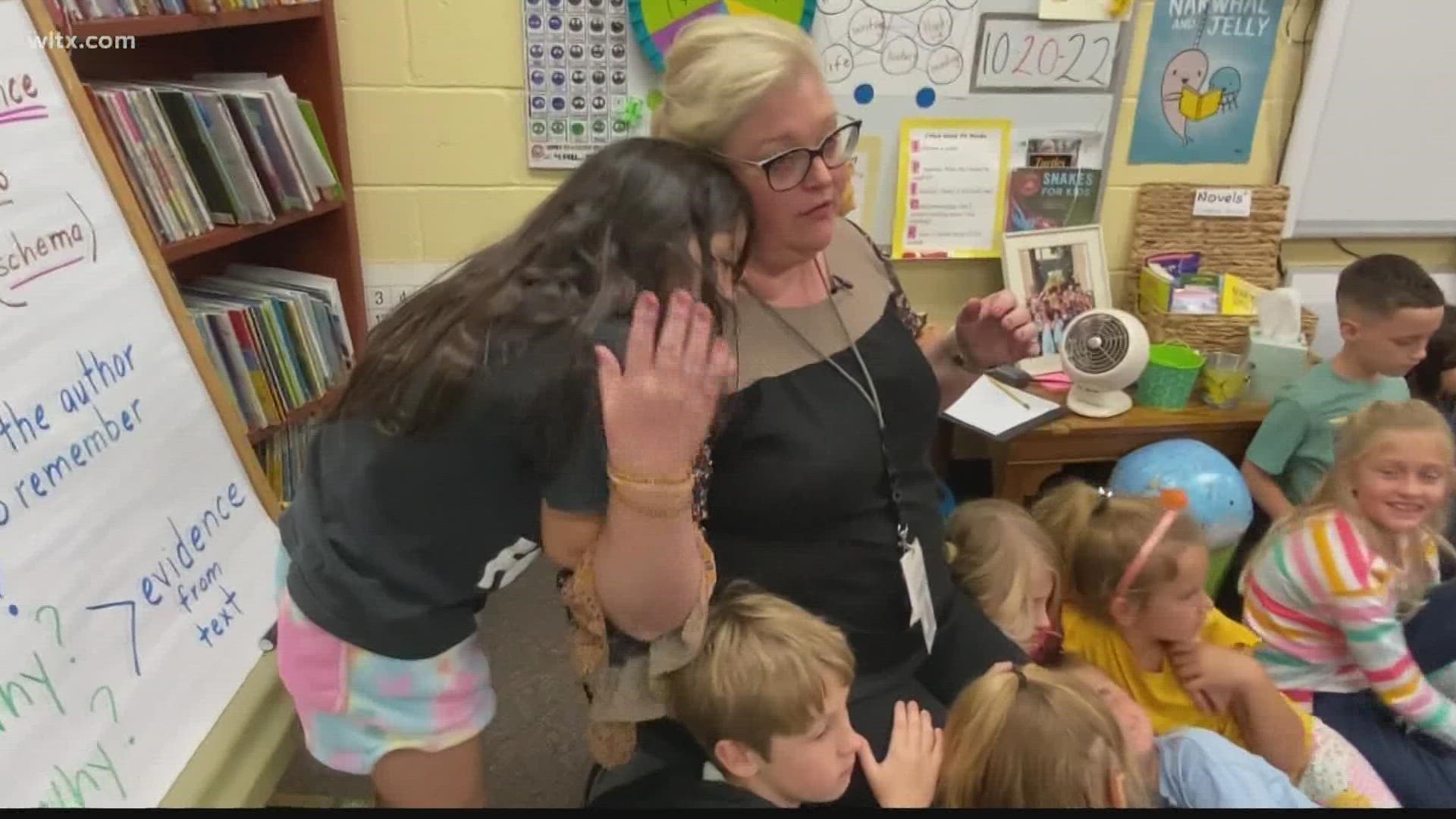 Second grade at Irmo Elementary school is being taught by Nicole Bishop, a WLTX Teacher of the Week.