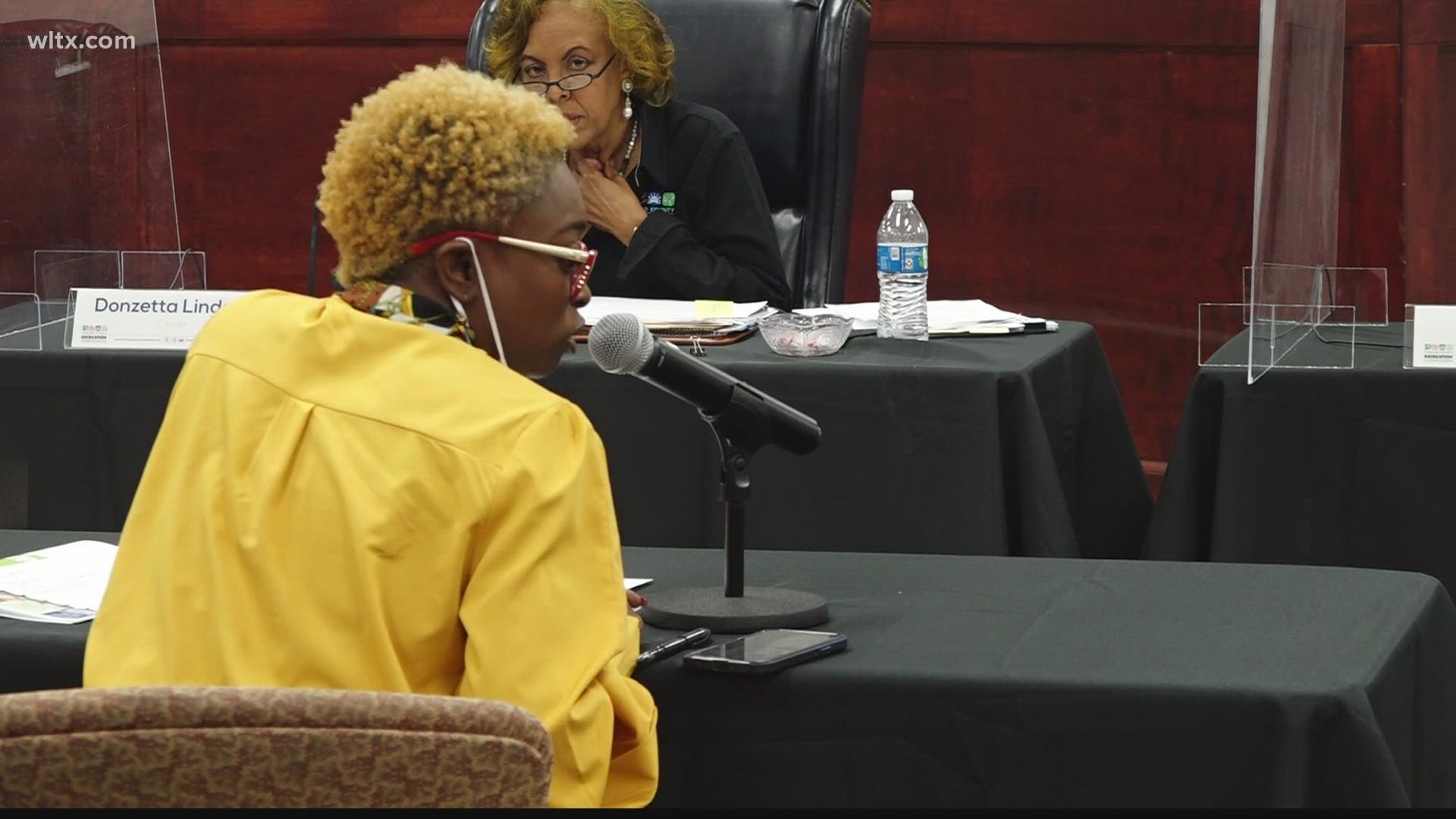 The Richland County Recreation Commission discussed the employment of executive director Lakita Watson Tuesday evening but no action was taken.