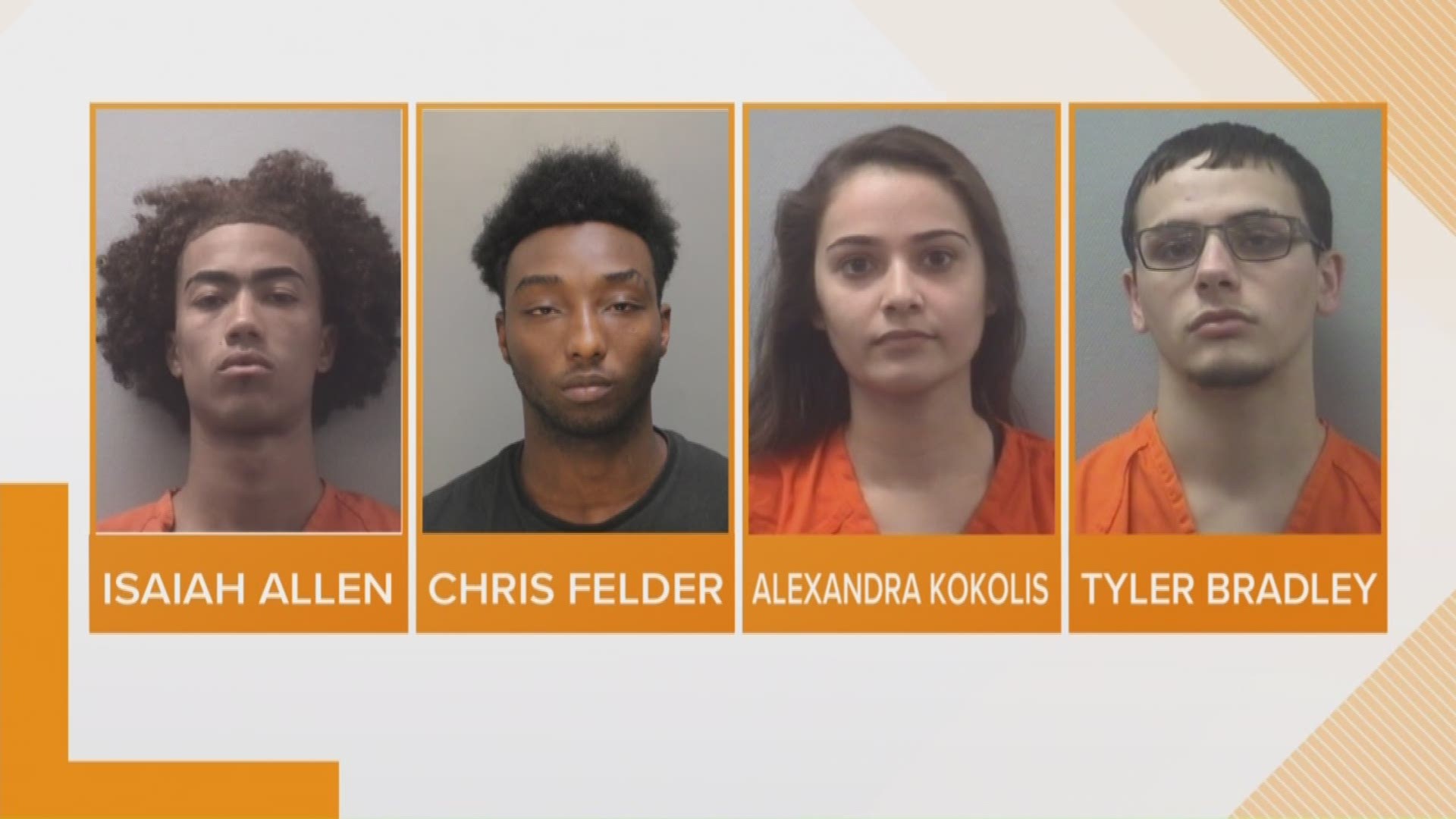 Lexington County Deputies have arrested four people in connection to a shooting outside a business.