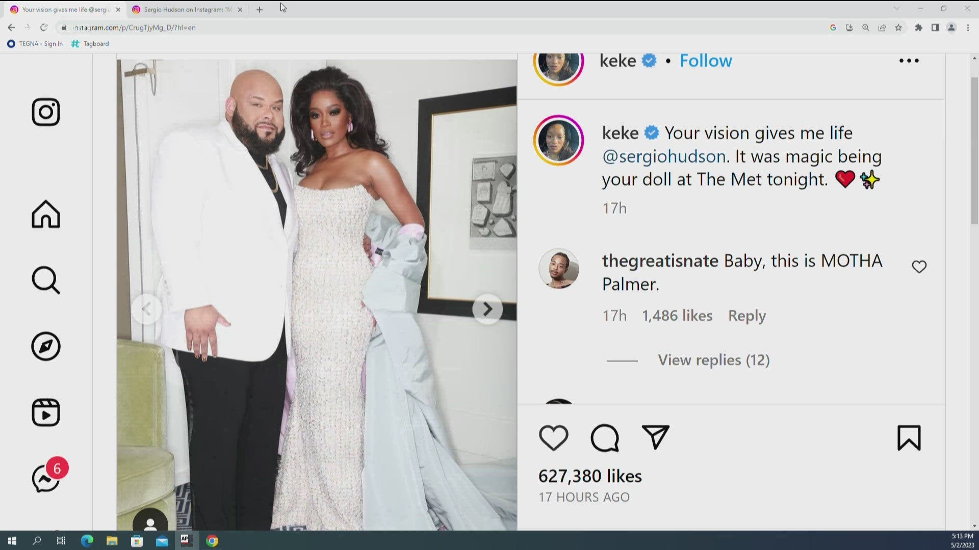 South Carolina native Sergio Hudson dressed a few celebrities for the Met Gala