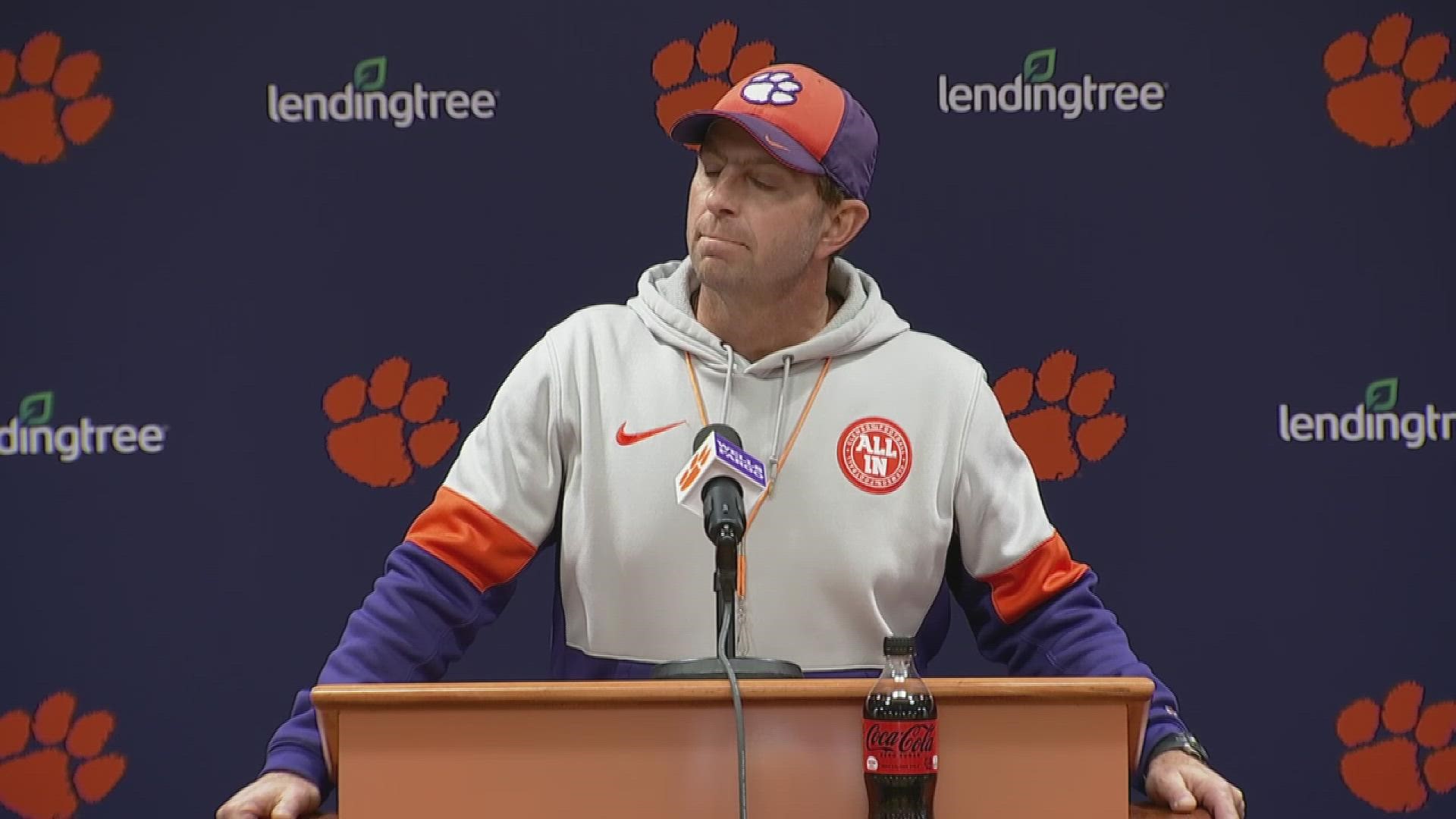 Clemson head football coach Dabo Swinney has a message for any fans who aren't down with the coach promoting from within the program.