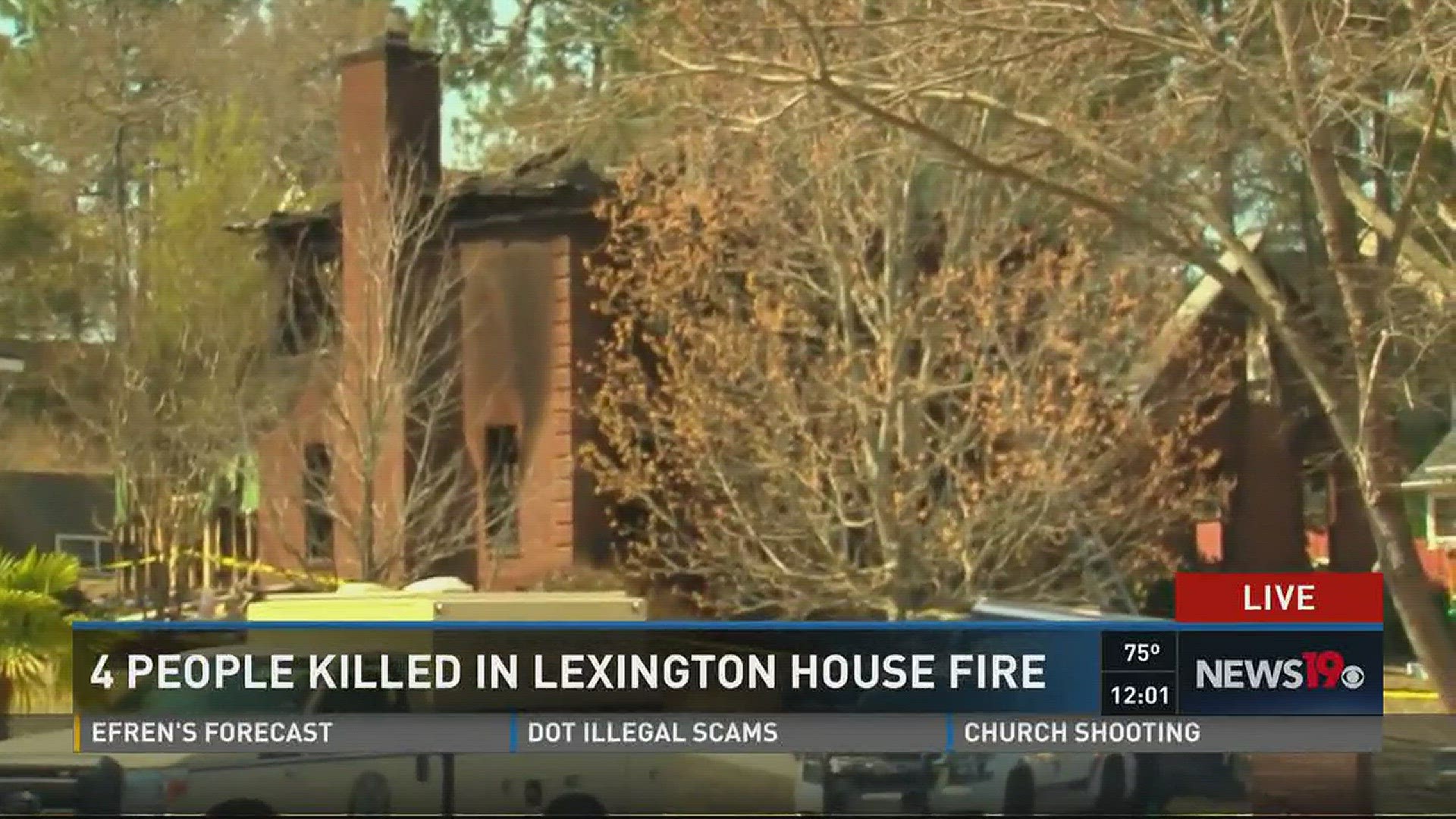4 Dead in Lexington Co. House Fire | wltx.com