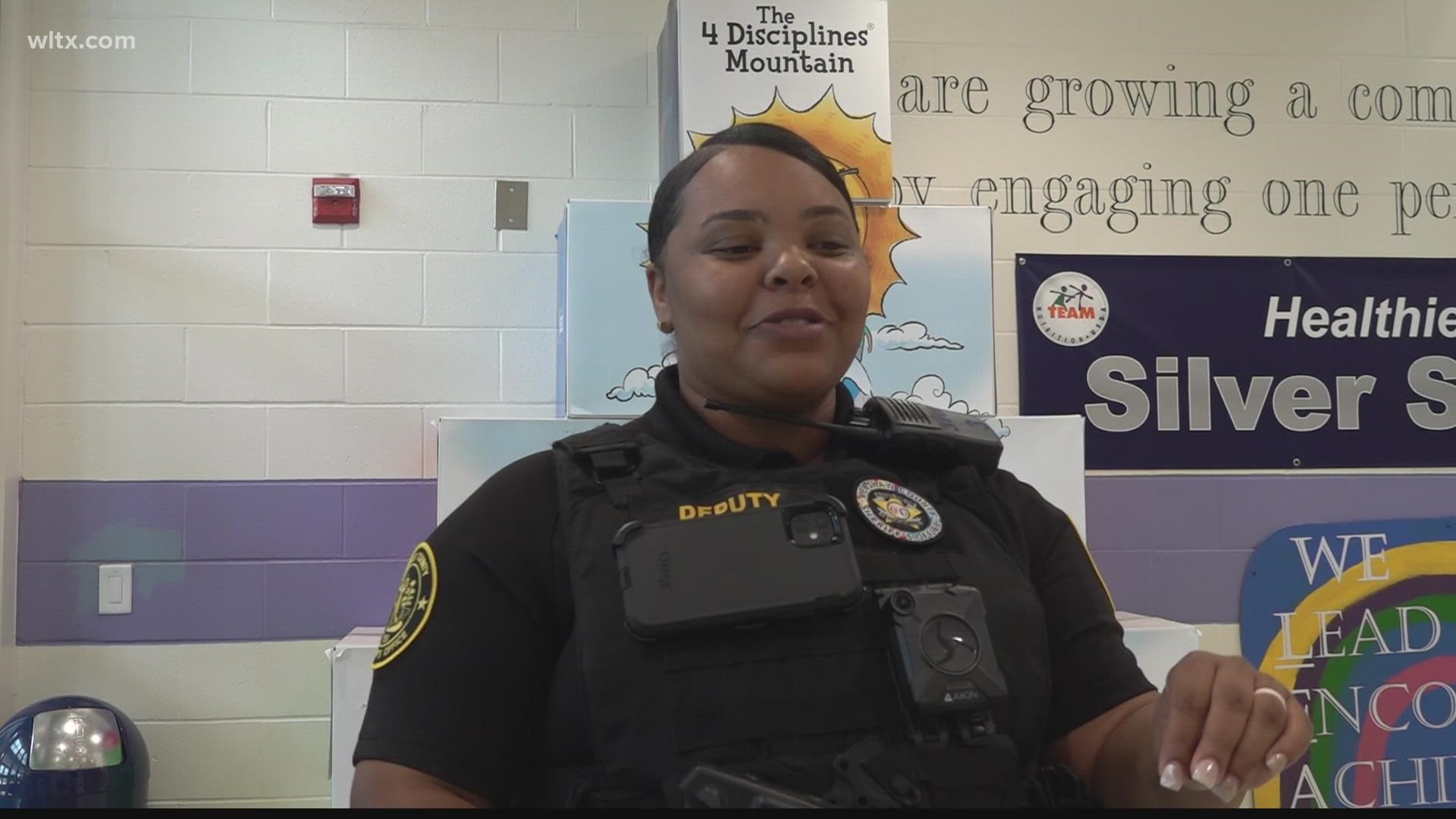 Atiana Chestnut is the newest SRO at the Kershaw School district. She says her journey to where she is, came with trials and tribulations.