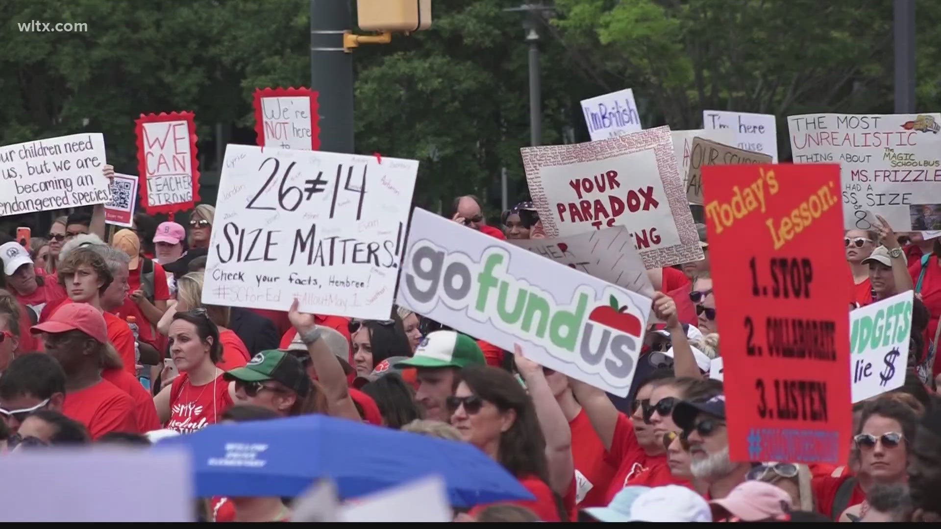 A volunteer group that advocates for teachers in South Carolina says they're scaling back nearly all of their efforts as an organization.